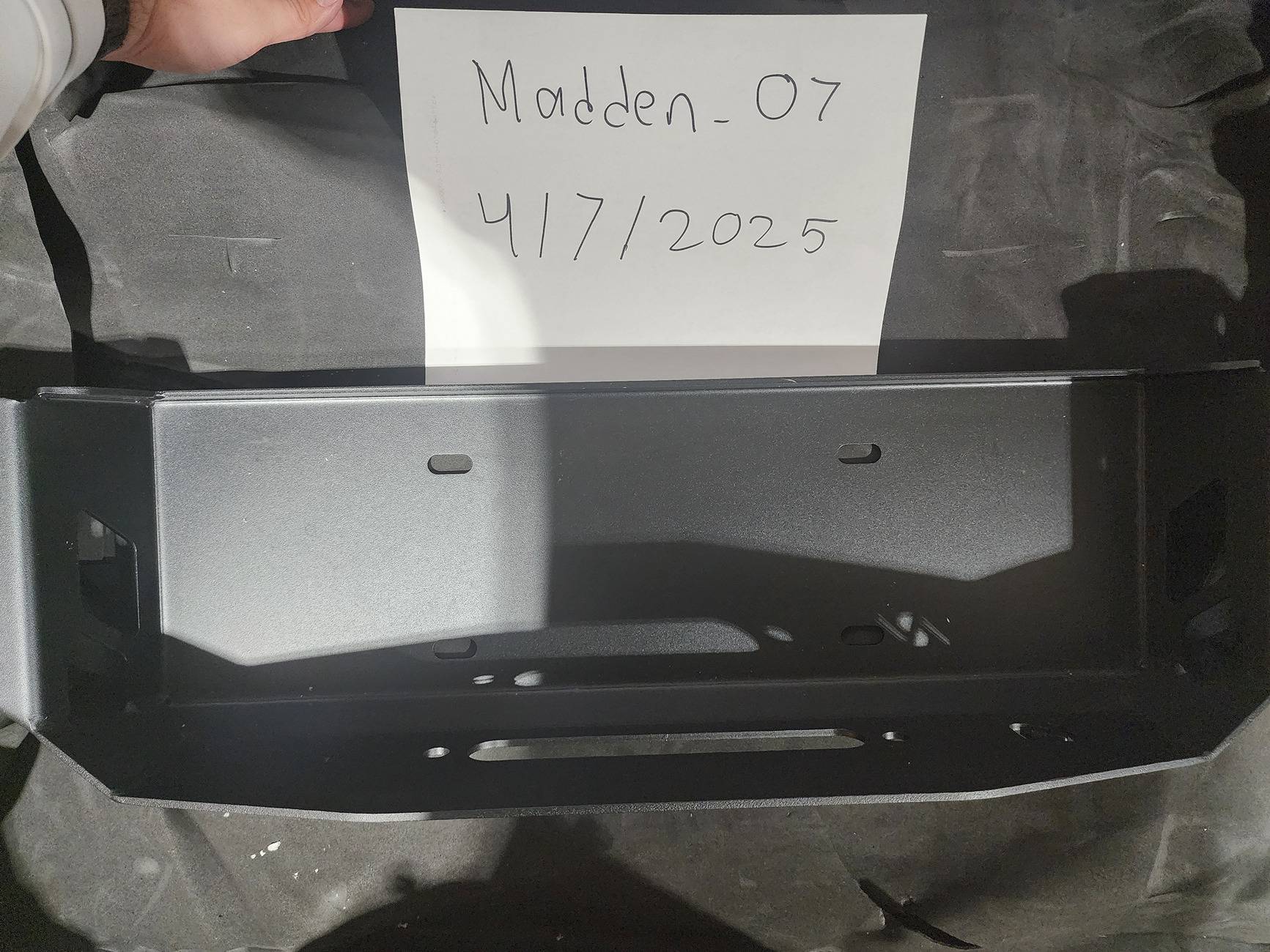 Ford Bronco Turn Offroad OEM Modular Bumper Winch Plate 20250407_170543