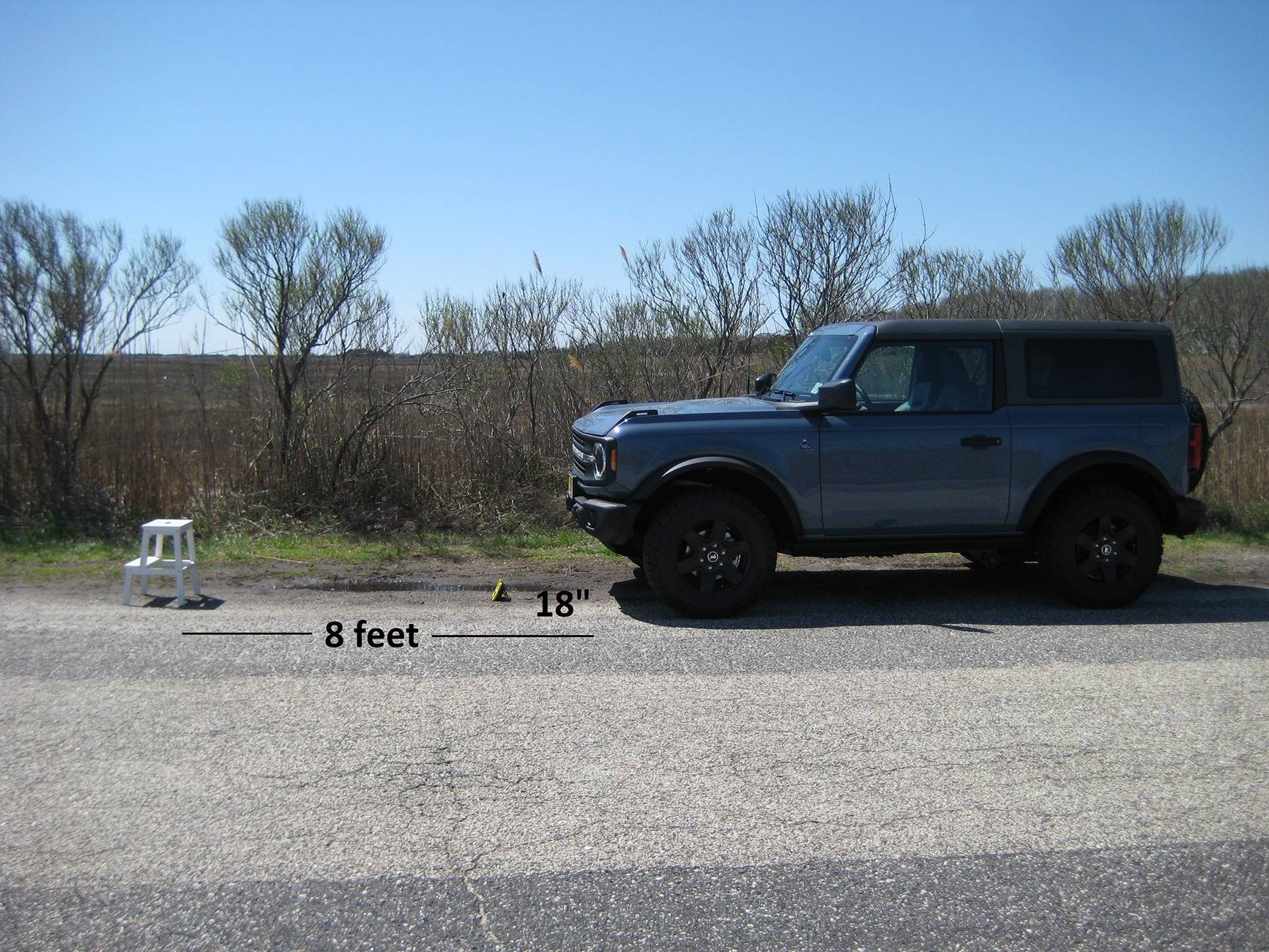 Ford Bronco Wolfbox TriPro Bumper Camera install (in adaptive cruise control sensor location) distance