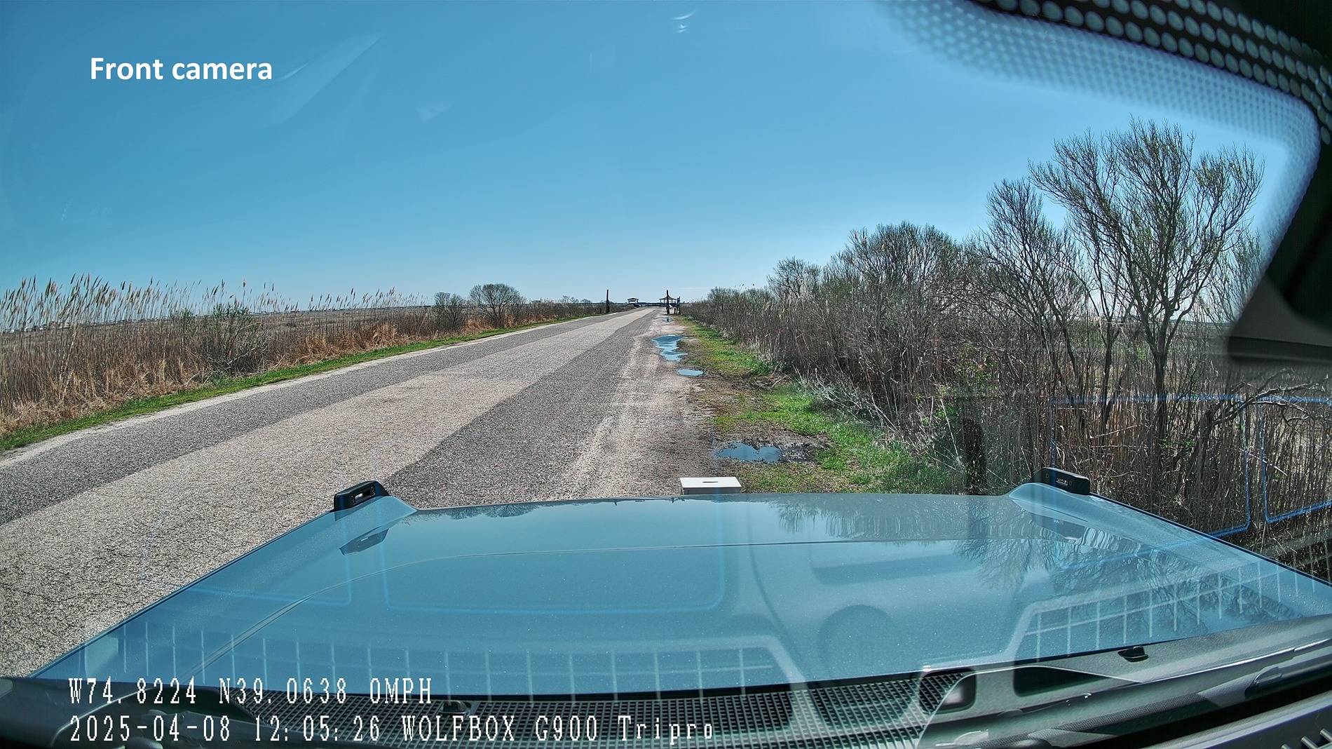 Ford Bronco Wolfbox TriPro Bumper Camera install (in adaptive cruise control sensor location) Front camera view