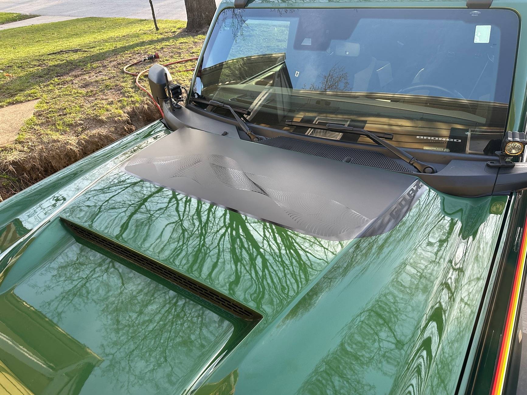 Ford Bronco New ADV hood installed. IMG_2982