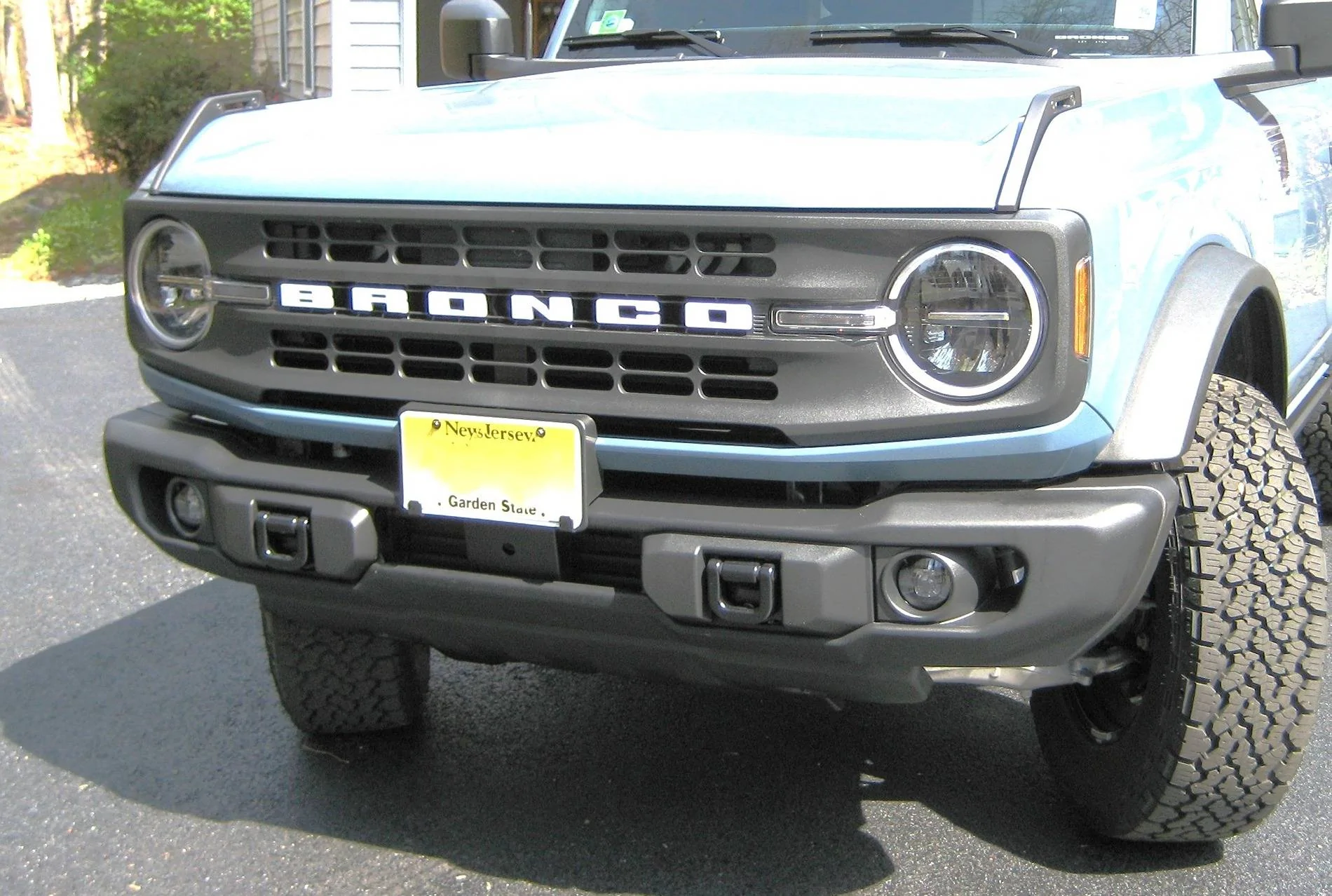 Ford Bronco Wolfbox TriPro Bumper Camera install (in adaptive cruise control sensor location) front vi