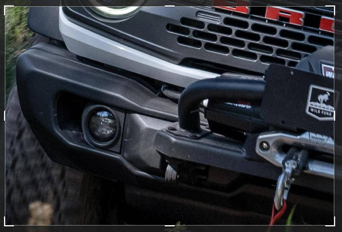Ford Bronco Ford Performance WARN winch on capable bumper — Yes it's possible! 1744312280405-6d