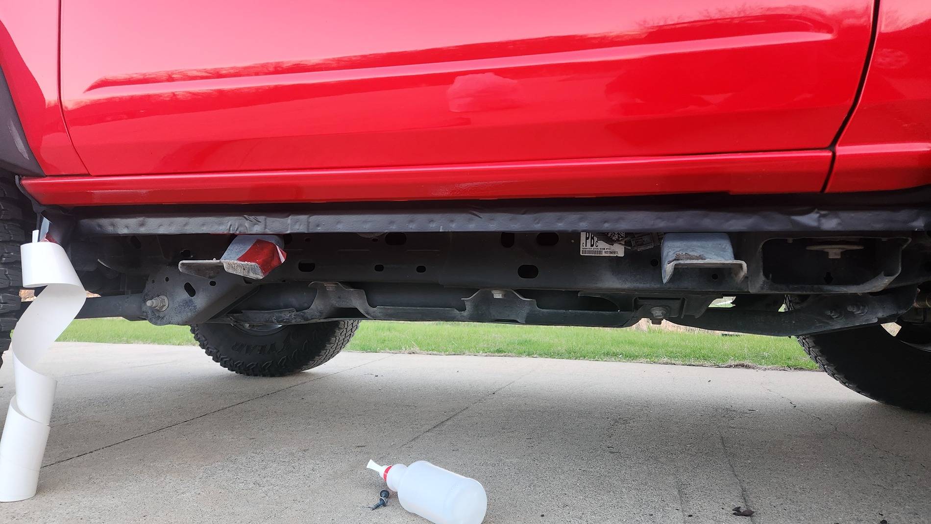 Ford Bronco Covered the shitty looking pinch welds 20250411_193642