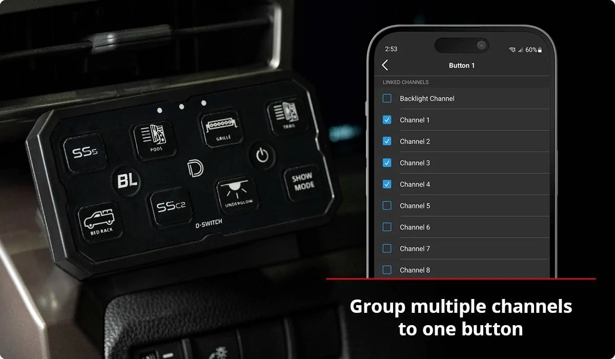 Ford Bronco D-Switch Bluetooth App—Customize, Combine, and Command Your Setup | Diode Dynamics WPQMuiu