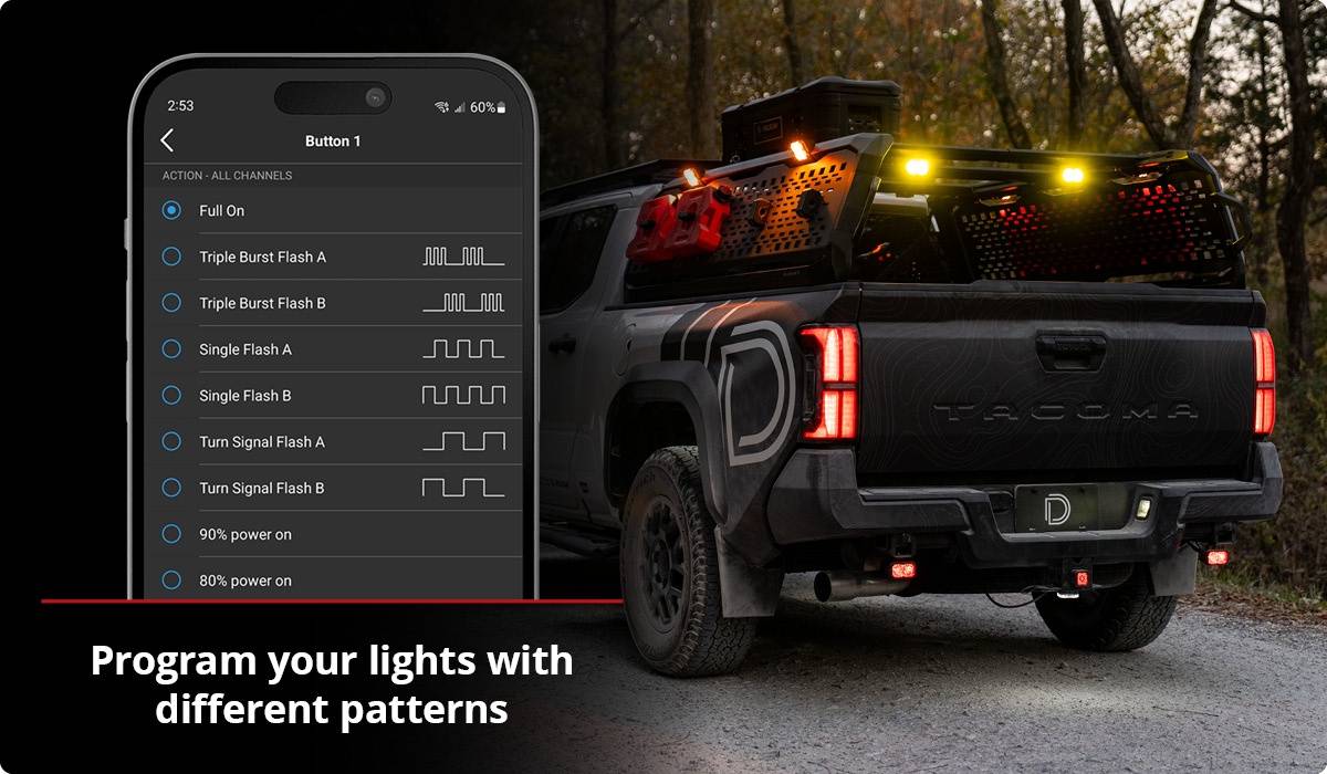 Ford Bronco D-Switch Bluetooth App—Customize, Combine, and Command Your Setup | Diode Dynamics mCsRsAn