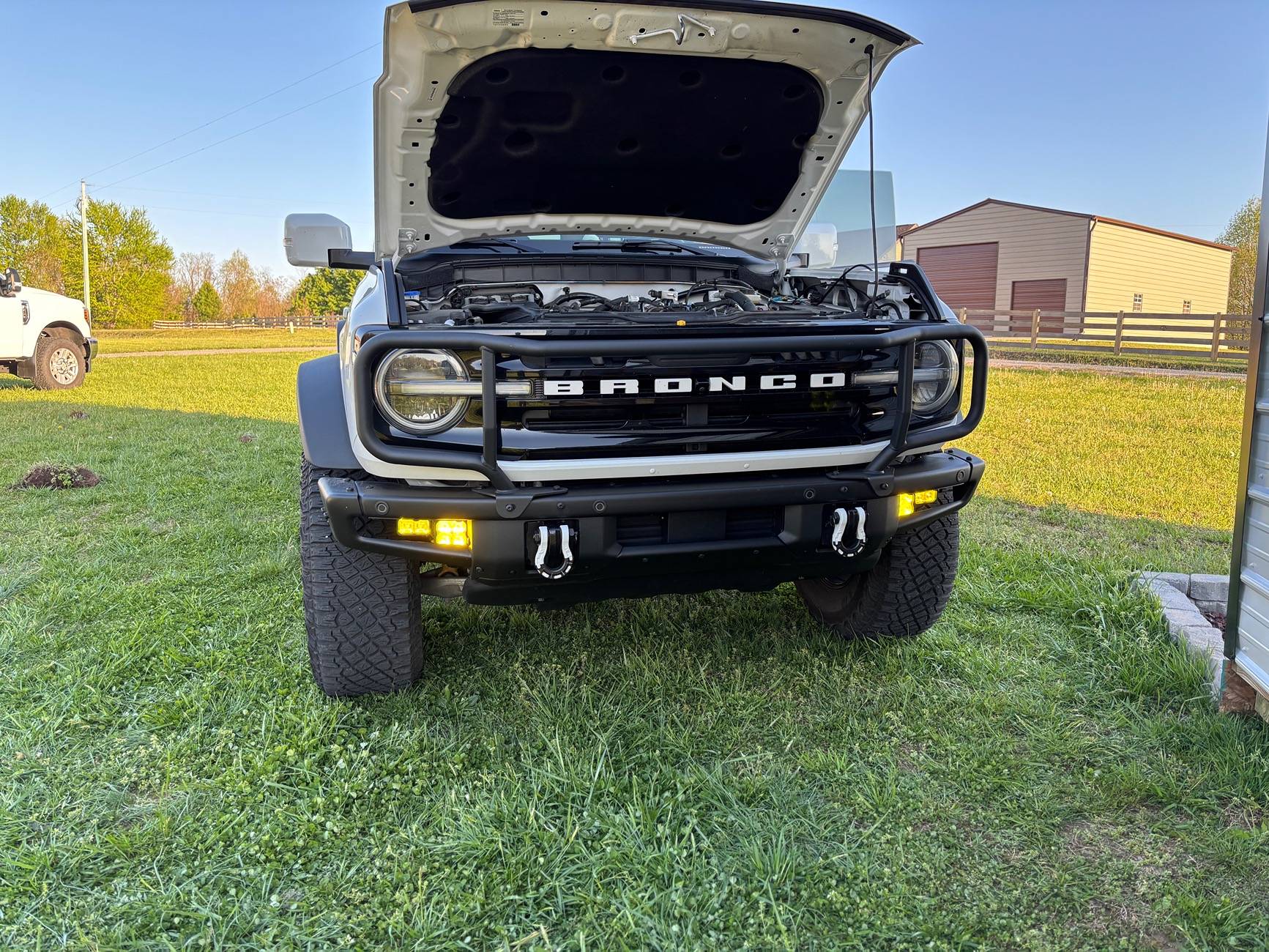 Ford Bronco Diode Dynamics Double Fog Kit installed IMG_8711