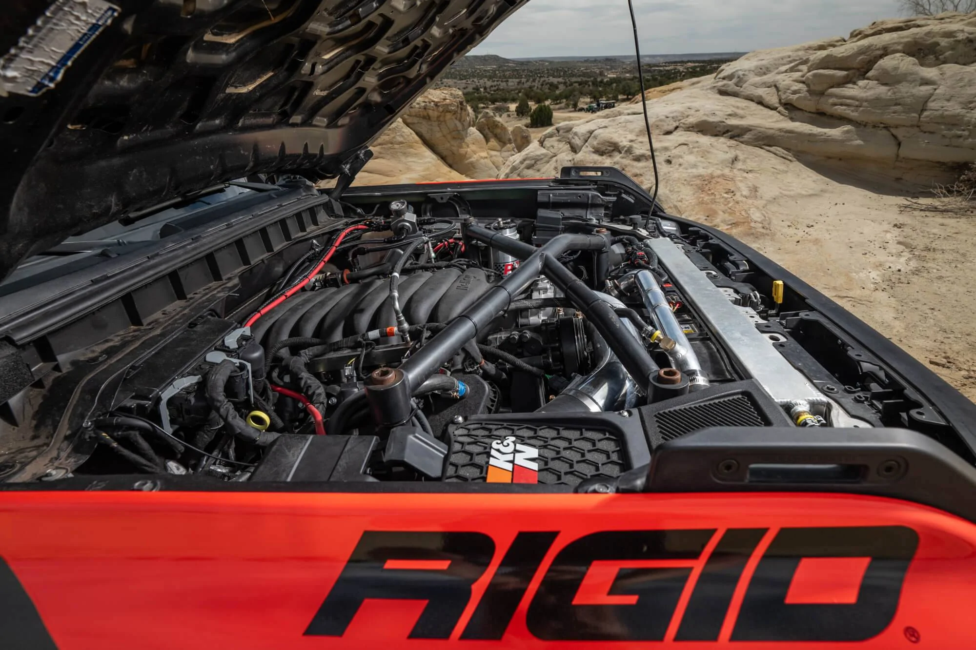 Ford Bronco RTR V8 (Supercharged Godzilla?) Bronco Teased Ahead of Moab Easter Road Safari Debut (by Vaughn Gittin & Loren Healy Tease) DSC00695