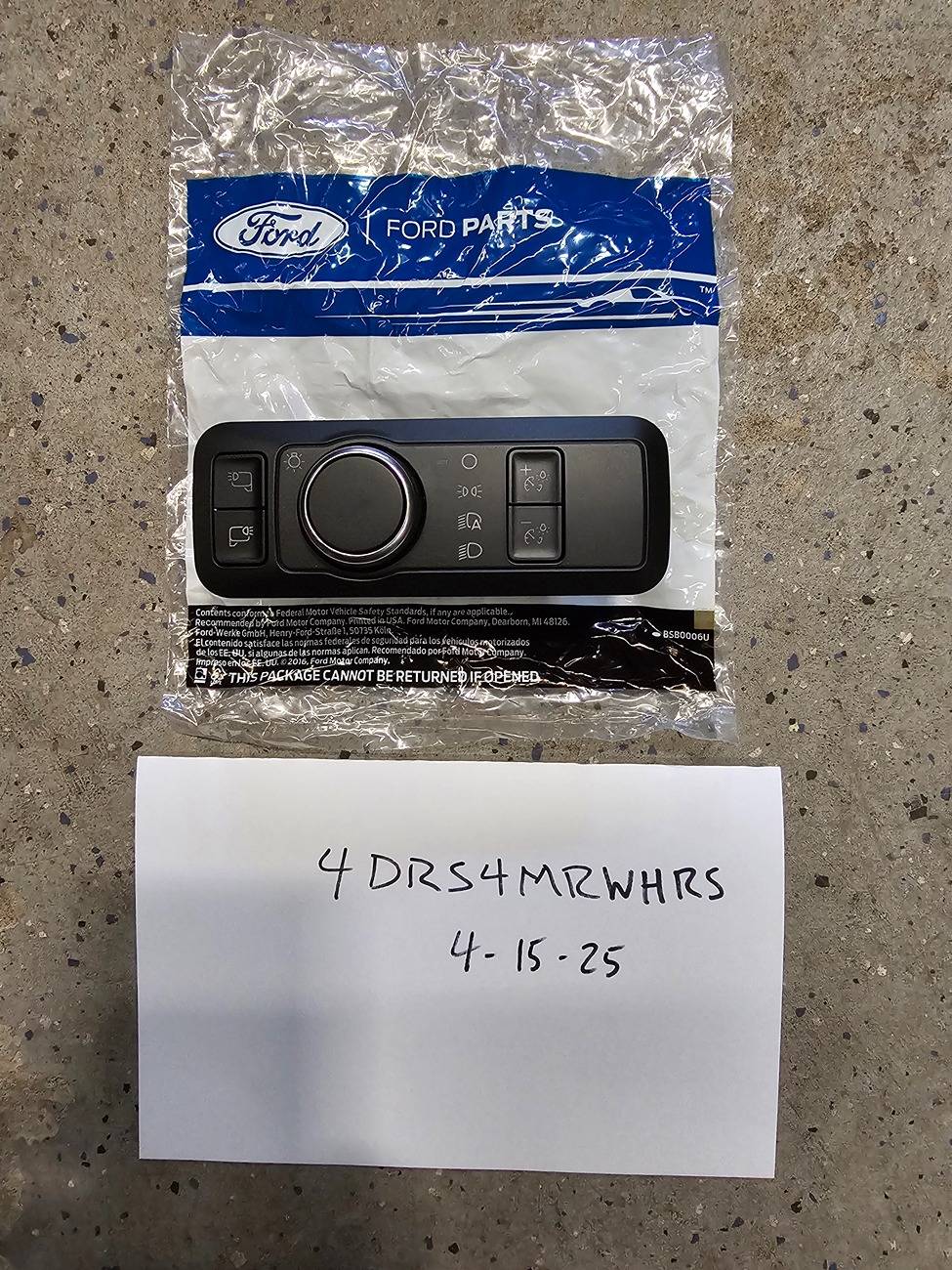 Ford Bronco Headlight Switch *SOLD* 20250415_163821