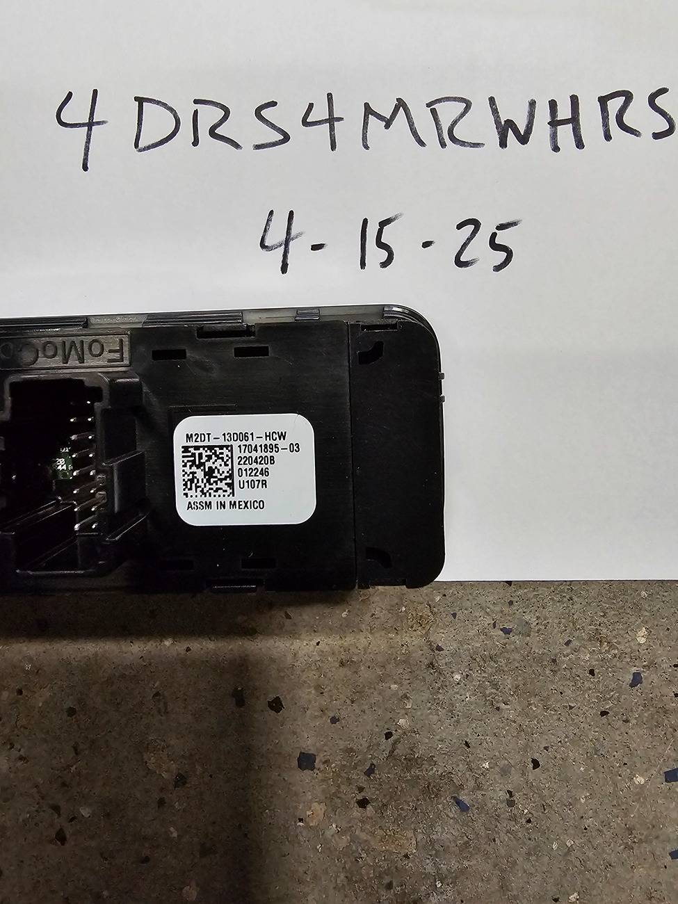 Ford Bronco Headlight Switch *SOLD* 20250415_163836