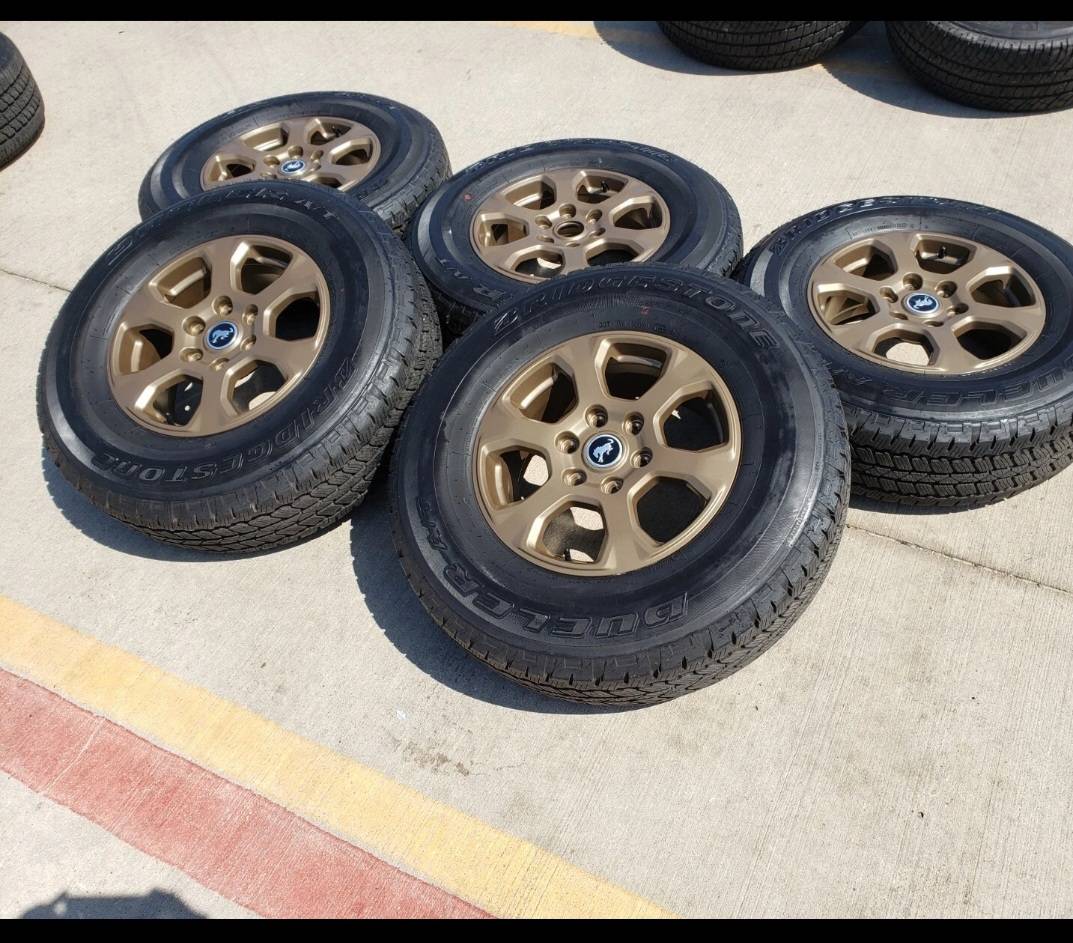 Ford Bronco OEM bronze Big Bend wheels? 1000006330