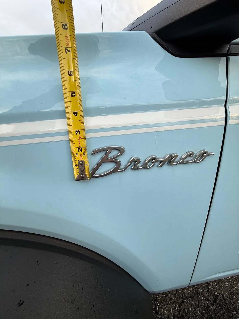 Ford Bronco Template for Ford Accessories Bronco Script Emblem - M1447BSGS IMG_2463