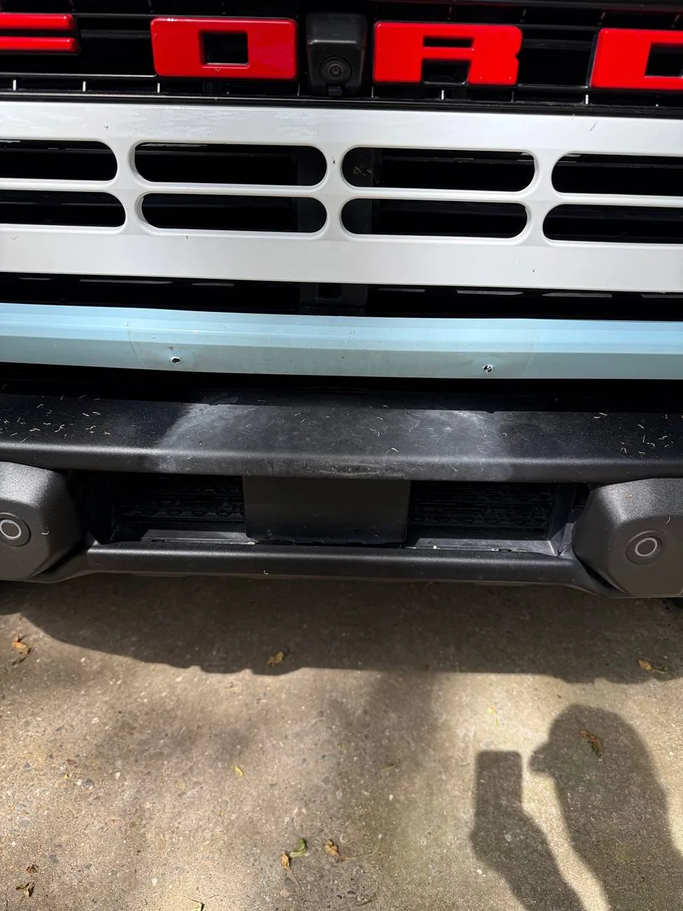 Ford Bronco License Plate Bracket for Heritage IMG_4052
