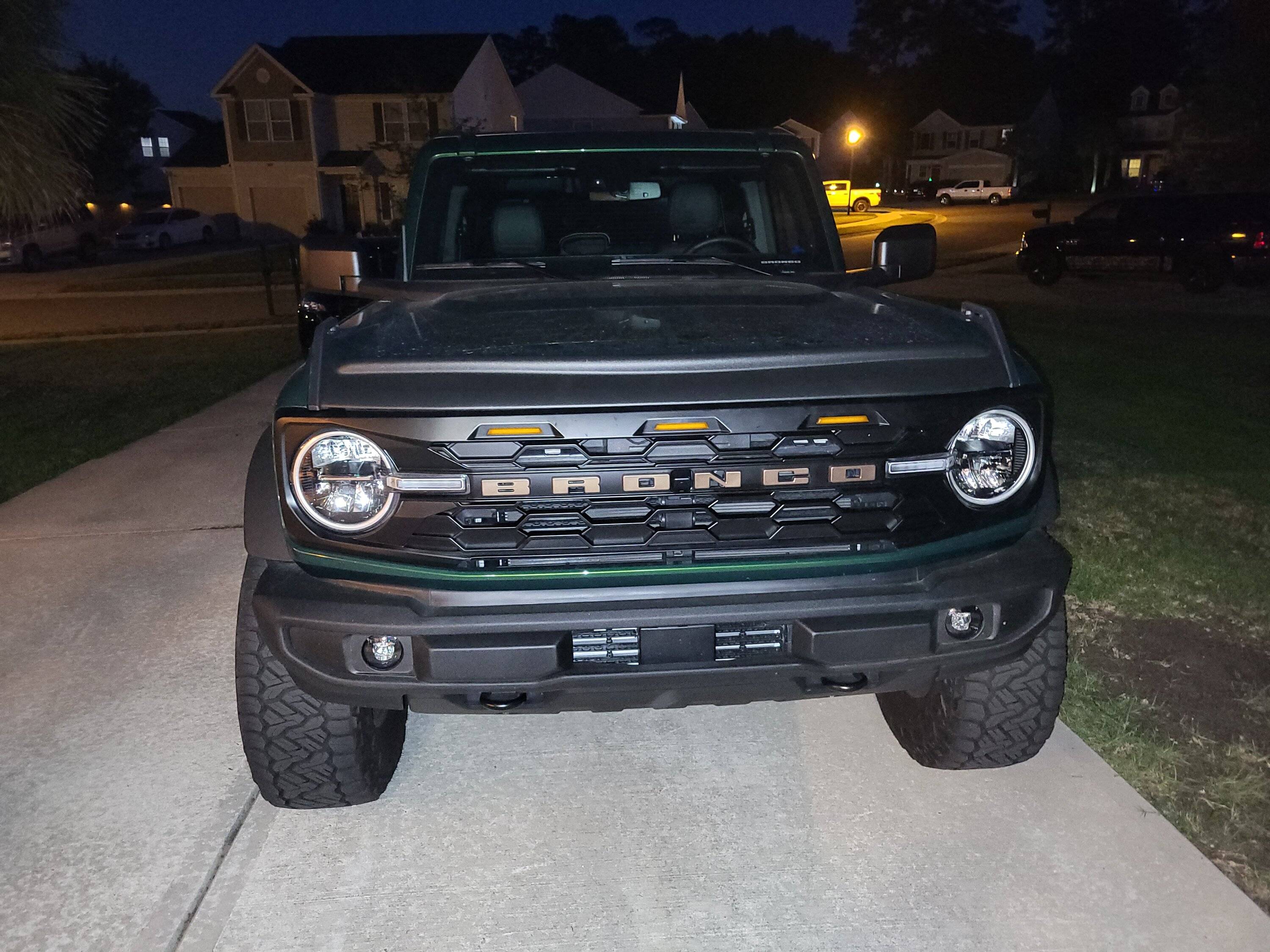 Ford Bronco Sinister Bronze Fender Emblem 1000005079