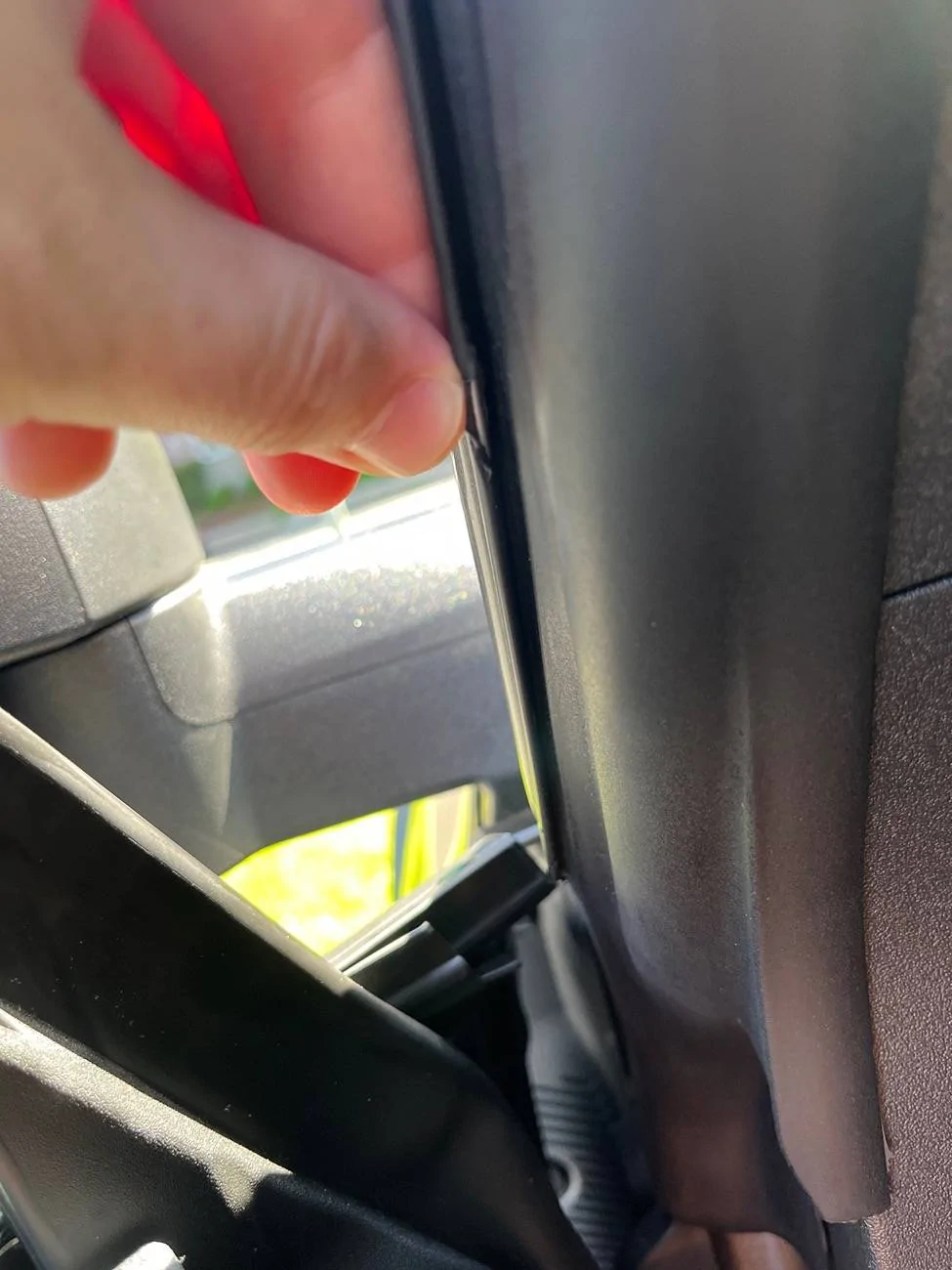 Ford Bronco Door corner window guide rubbing when opening/closing door IMG_0827