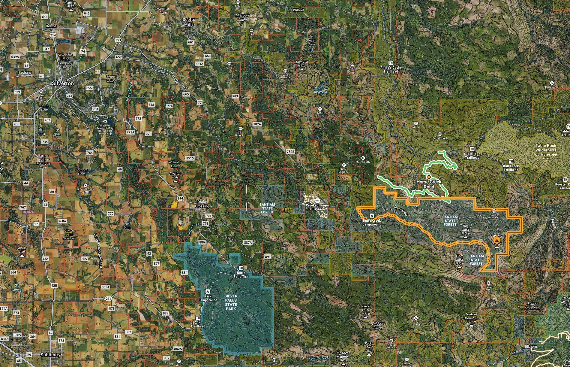 Ford Bronco Panther Rock, Santiam State Forest, Oregon Screenshot 2025-04-23 at 5.44.05 PM