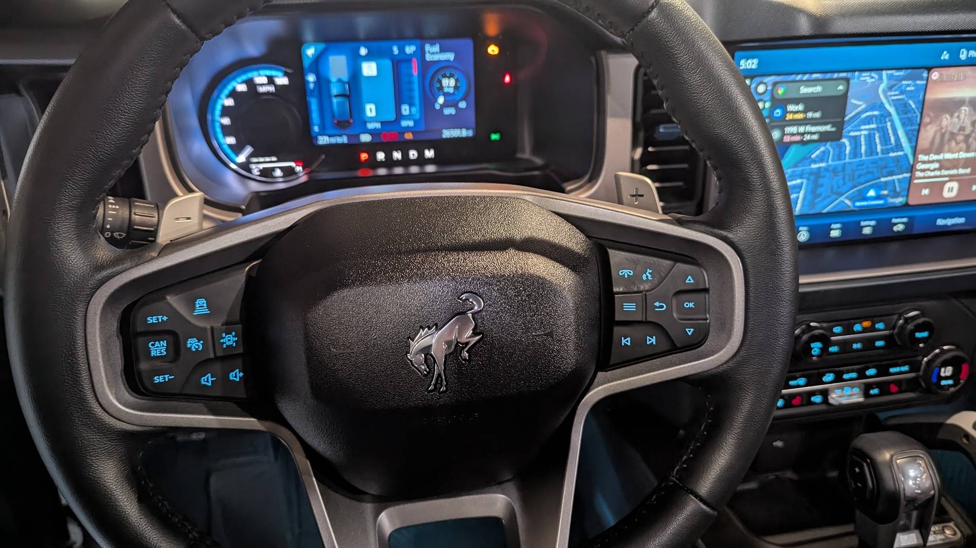 Ford Bronco DIY: Bronco Raptor Paddle Shifters on Standard Steering Wheel PXL_20250424_000231056