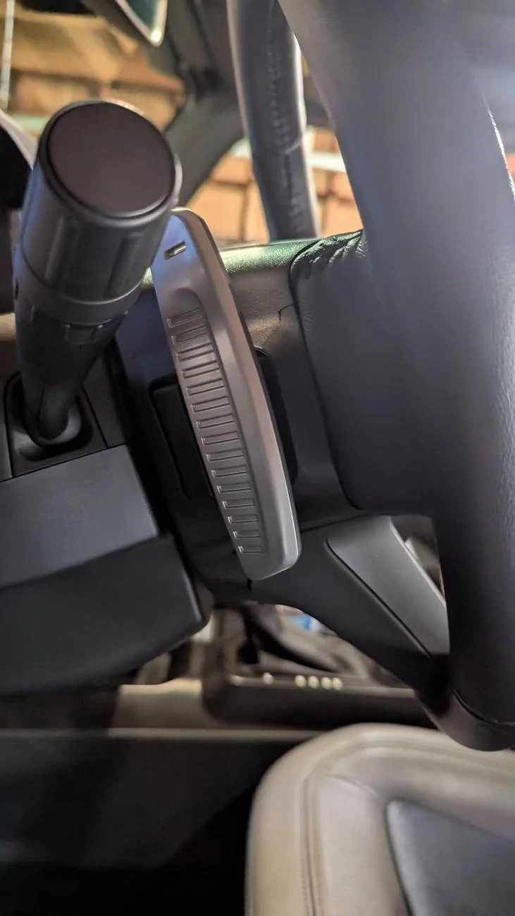 Ford Bronco DIY: Bronco Raptor Paddle Shifters on Standard Steering Wheel PXL_20250424_000307755