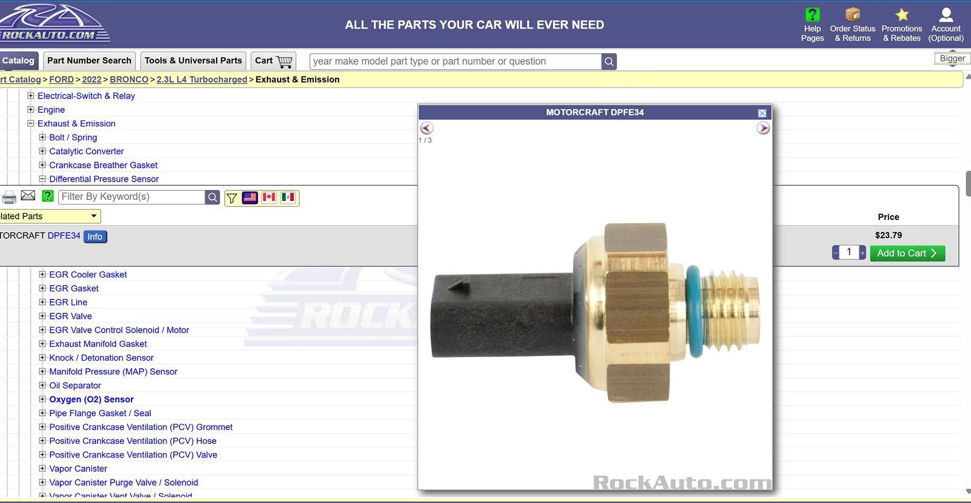 Ford Bronco P0402 Code - Exhaust Gas Recirculation Flow Excessive Detected Screenshot 2025-04-23 181335