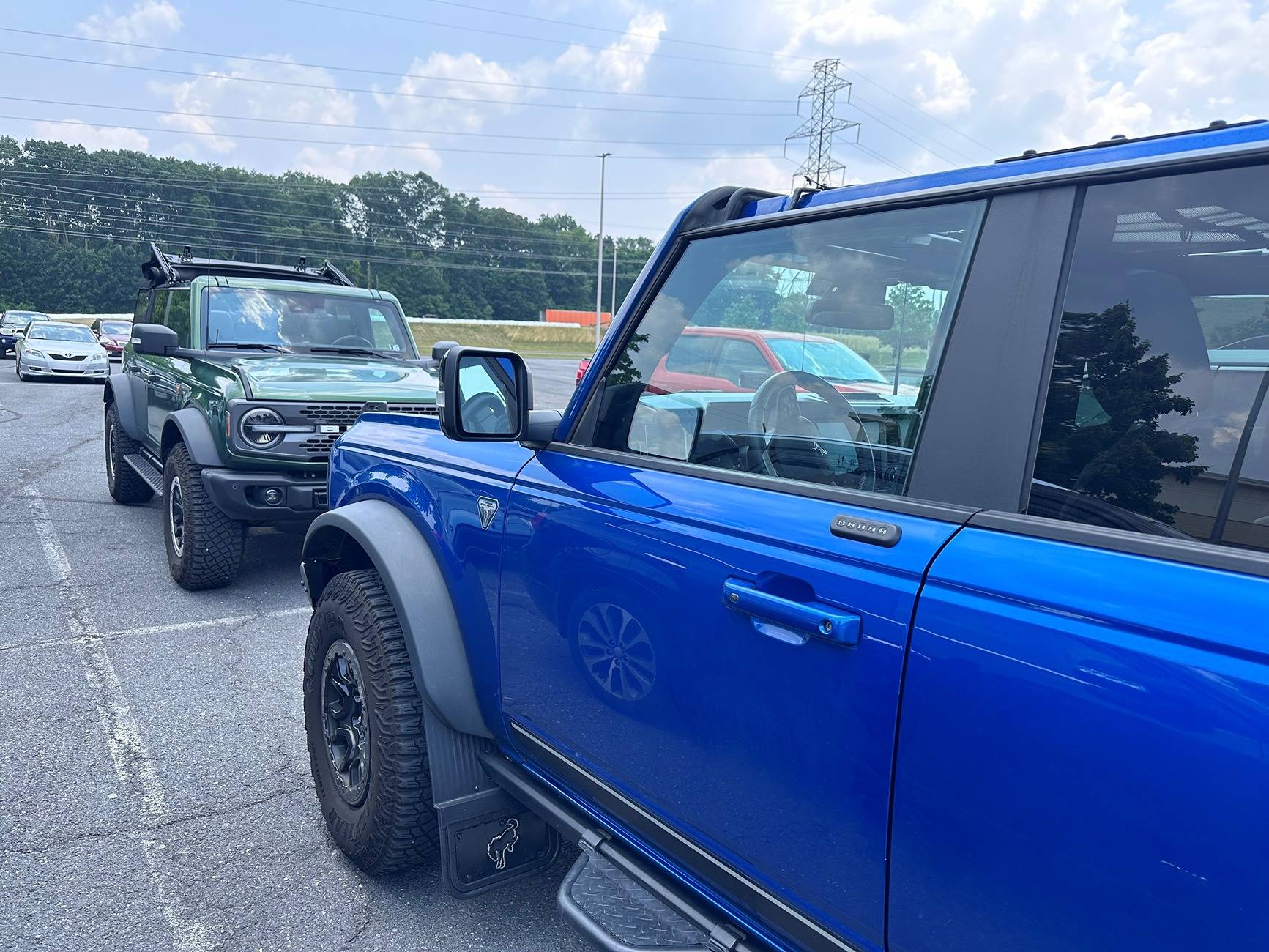 Ford Bronco (Solved!) Dealership Installed Mudflaps Damaged Bronco fla