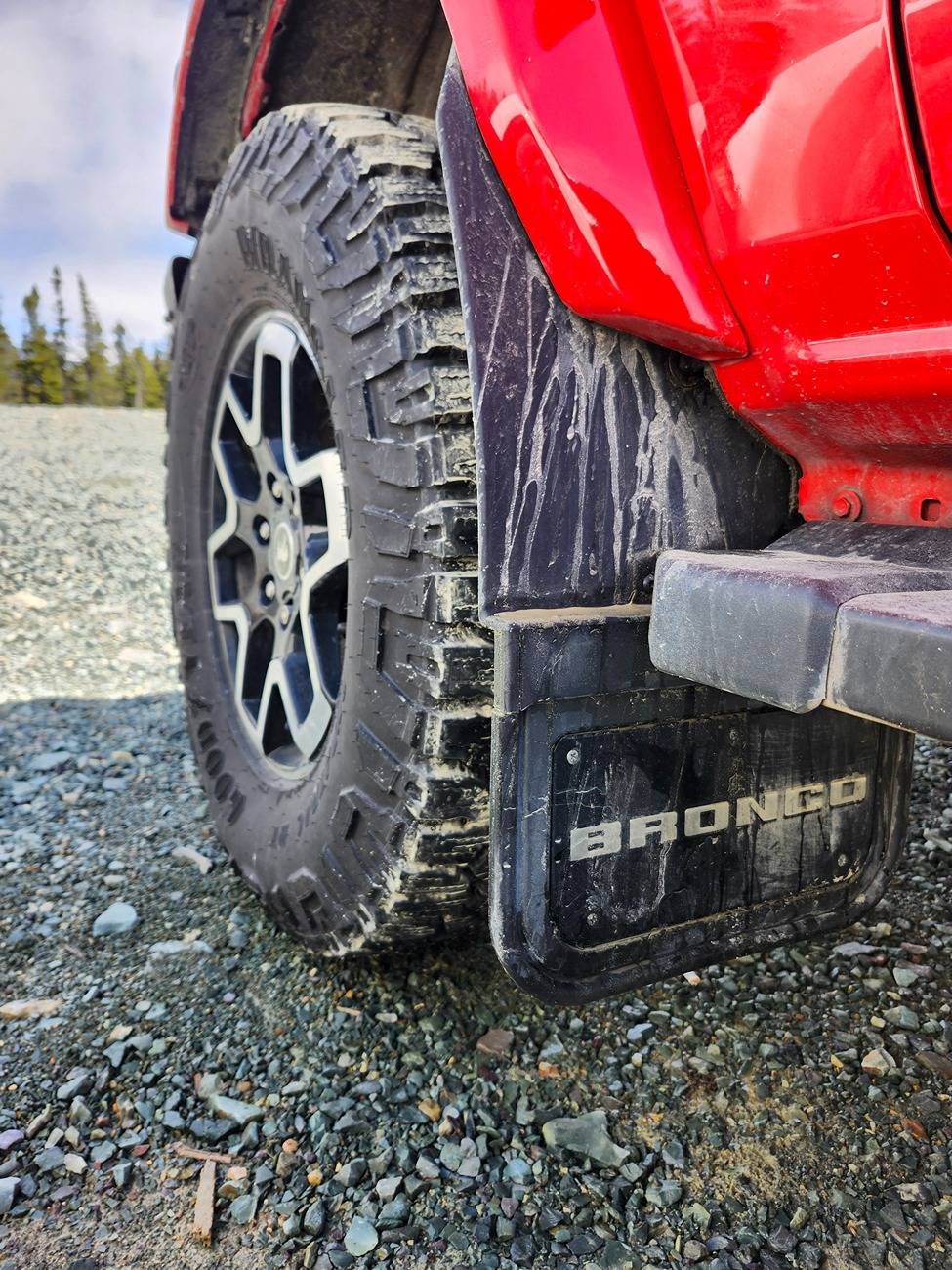Ford Bronco (Solved!) Dealership Installed Mudflaps Damaged Bronco 20250425_134837