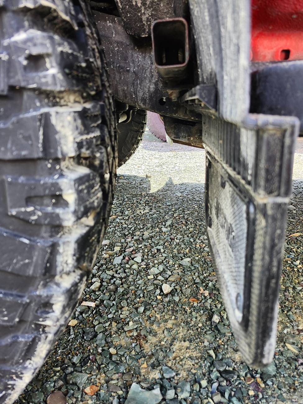 Ford Bronco (Solved!) Dealership Installed Mudflaps Damaged Bronco 20250425_134844
