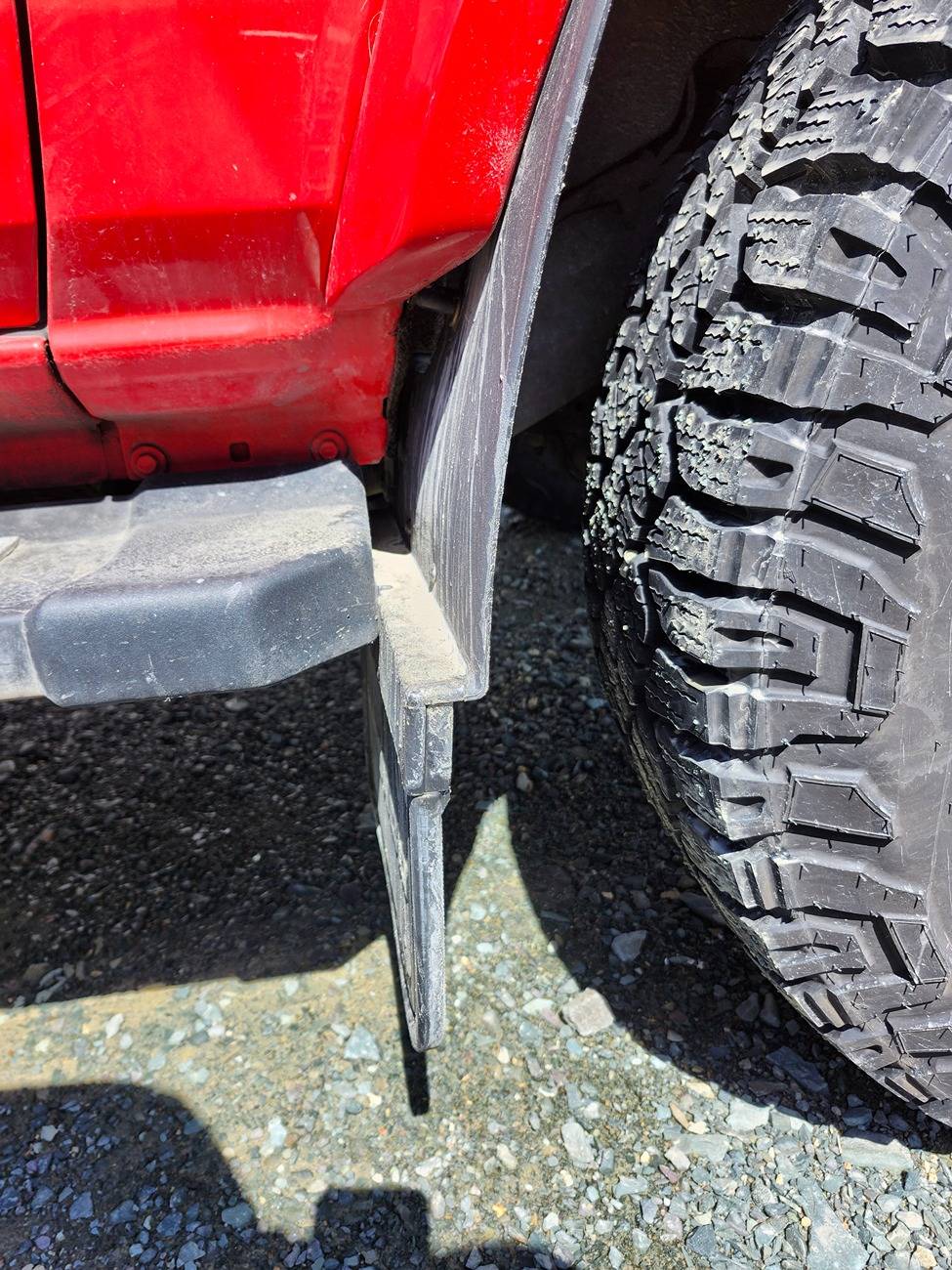 Ford Bronco (Solved!) Dealership Installed Mudflaps Damaged Bronco 20250425_134828