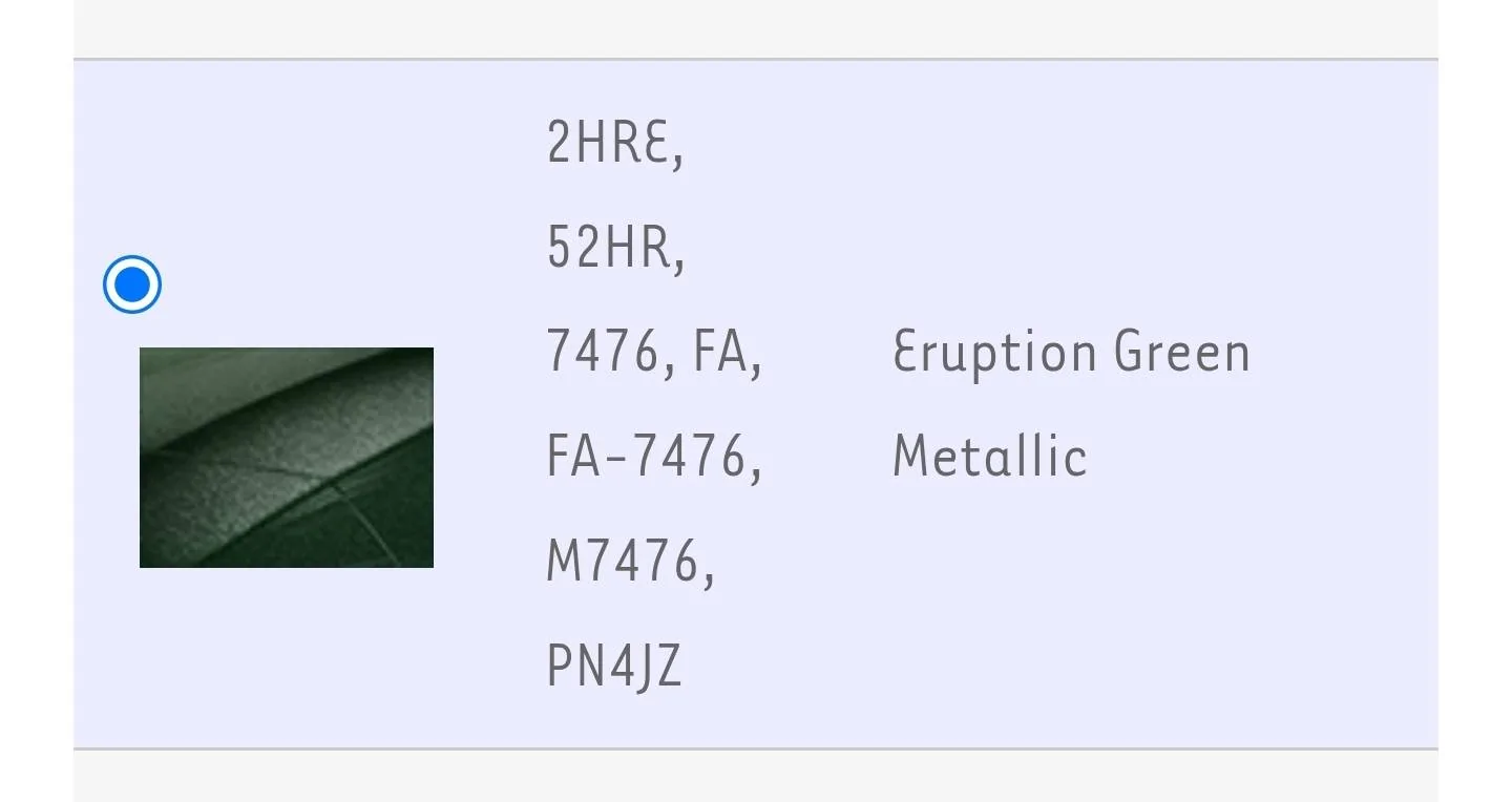 Touch up paint (eruption green)? | Bronco6G - 2021+ Ford Bronco ...