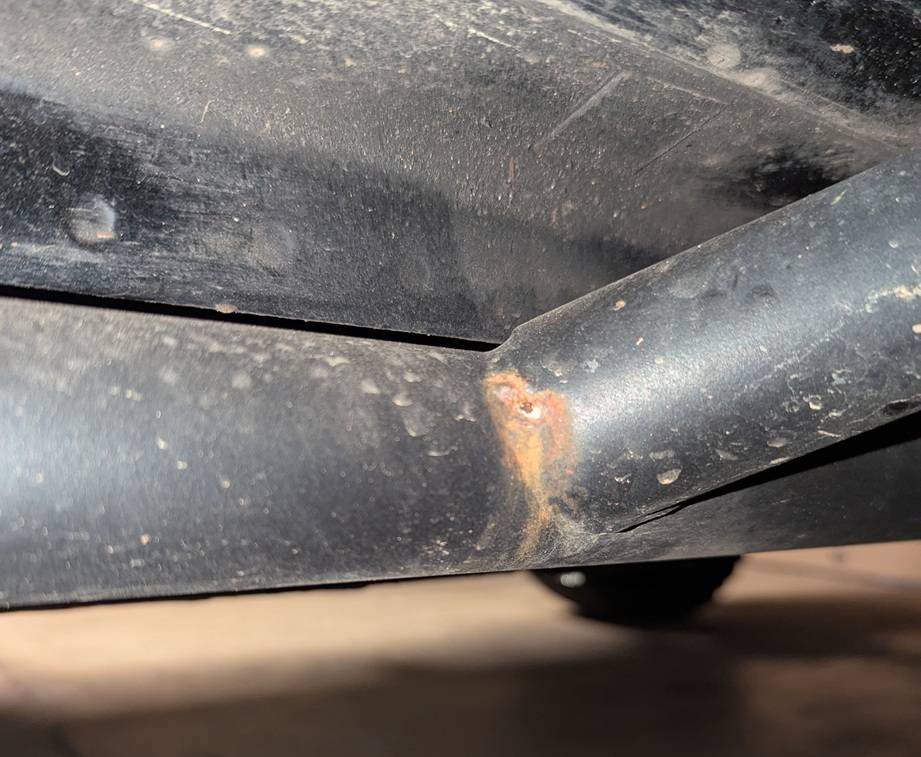 Ford Bronco Advice on rust area on sliders sliders rust
