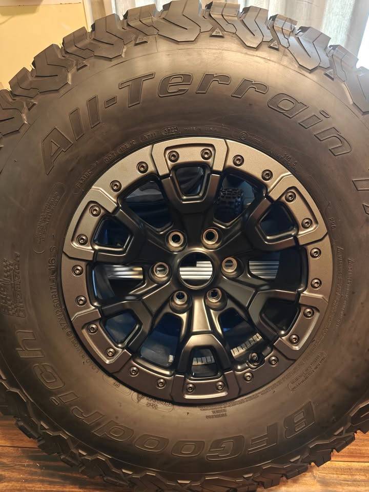 ***SOLD*** 2023 Bronco Raptor (5) Wheels and Tires for Sale$2300 O.B.O ...