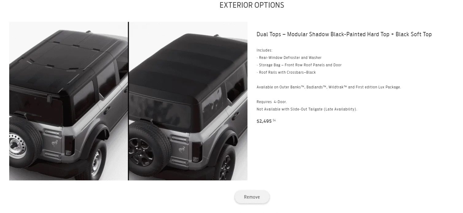 Ford Bronco Build & Price Updated: Auto No Longer Free For Mid-Level Trim + Other Changes Captur