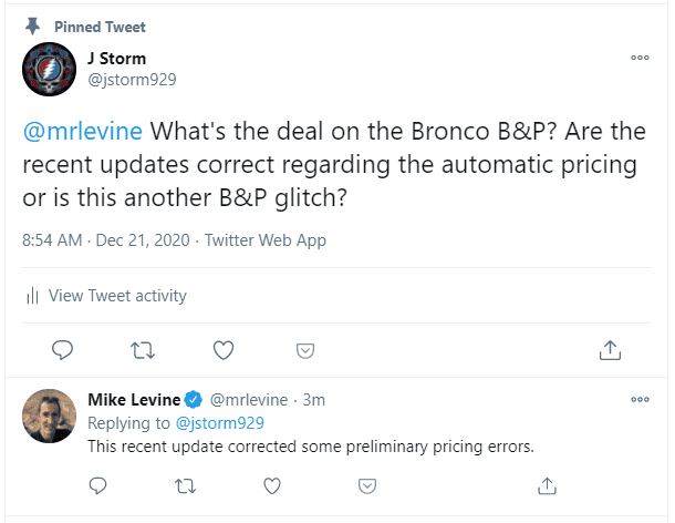 Ford Bronco Build & Price Updated: Auto No Longer Free For Mid-Level Trim + Other Changes 1608559328106