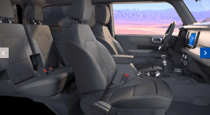 Ford Bronco Bronco Base Interior, Seats, Dash Screen Shot 2020-12-21 at 12.08.59 PM