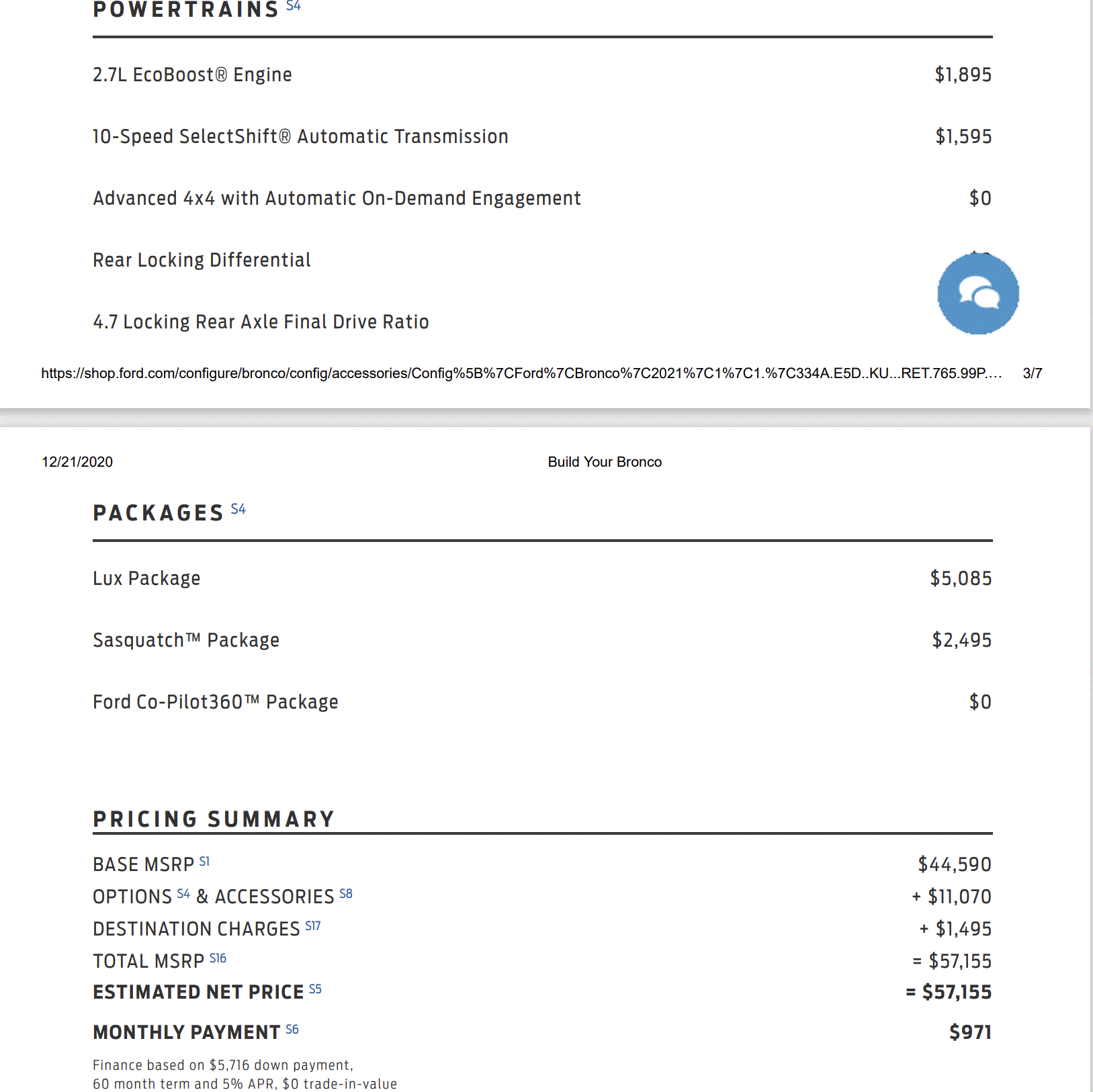 Ford Bronco Latest Levine: Base & Big Bend Sasquatch pricing should be $7,385 New_Bronco_Price.GIF