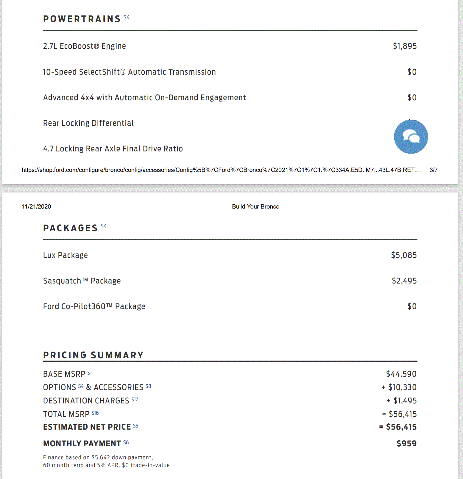 Ford Bronco Latest Levine: Base & Big Bend Sasquatch pricing should be $7,385 Old_Bronco_Price.GIF