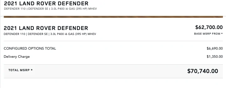 Ford Bronco Compared to a Defender - some general thoughts and concerns. Screen Shot 2020-12-22 at 15.37.26