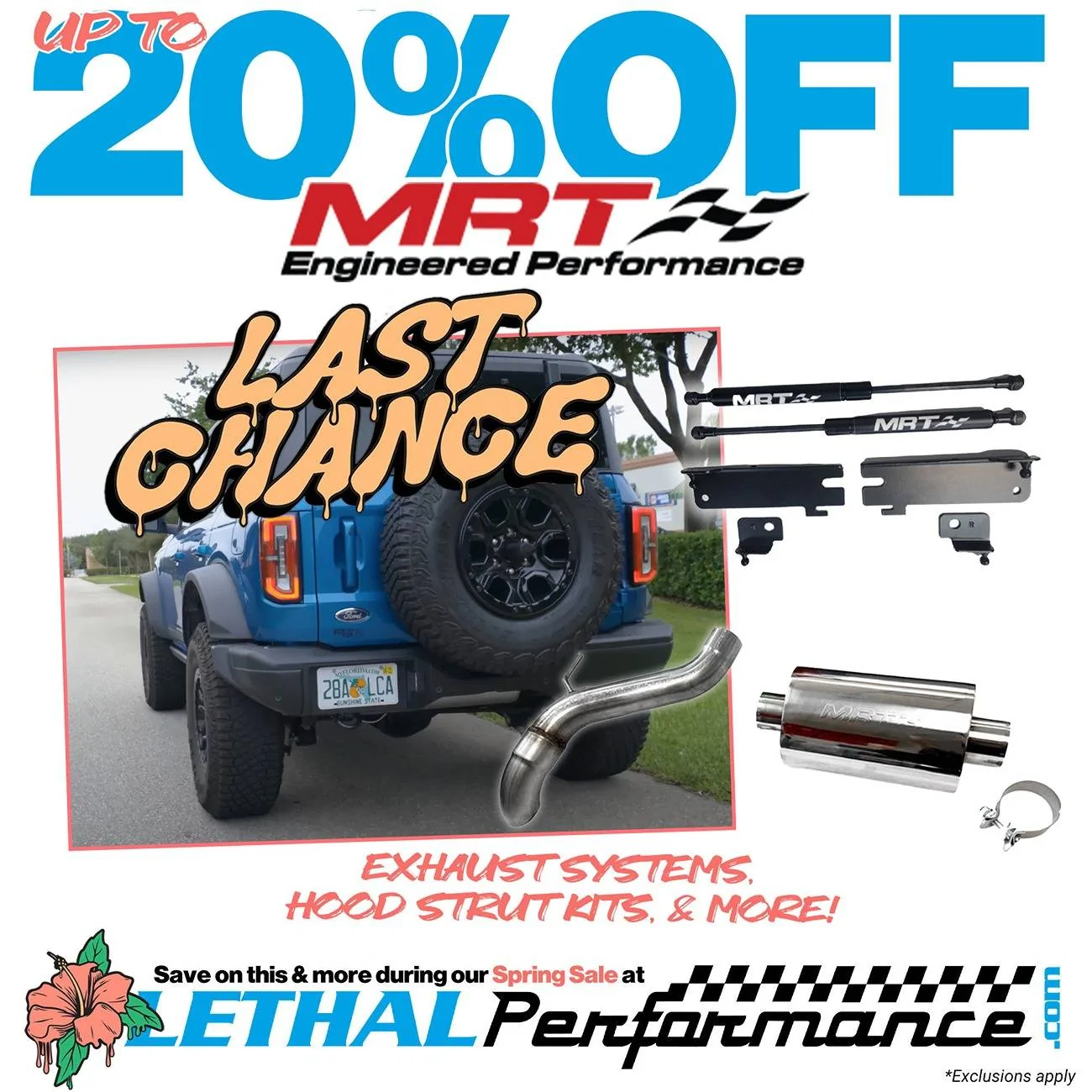 Ford Bronco Spring Sale with MRT Engineered Performance! mrt spring sale bronco last