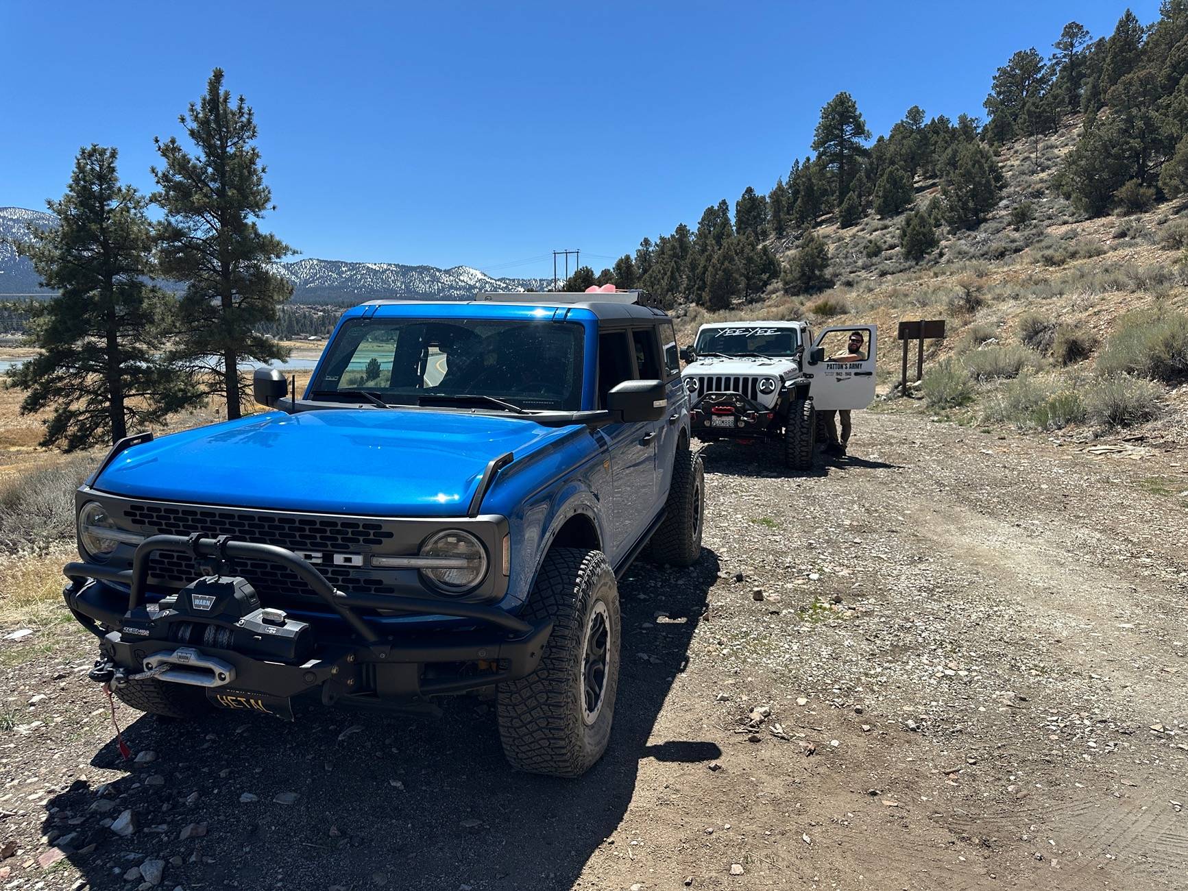Ford Bronco Trip: Big Bear California ; John Bull + Holcomb Creek trails (Stock Badlands Sasquach) IMG_7012