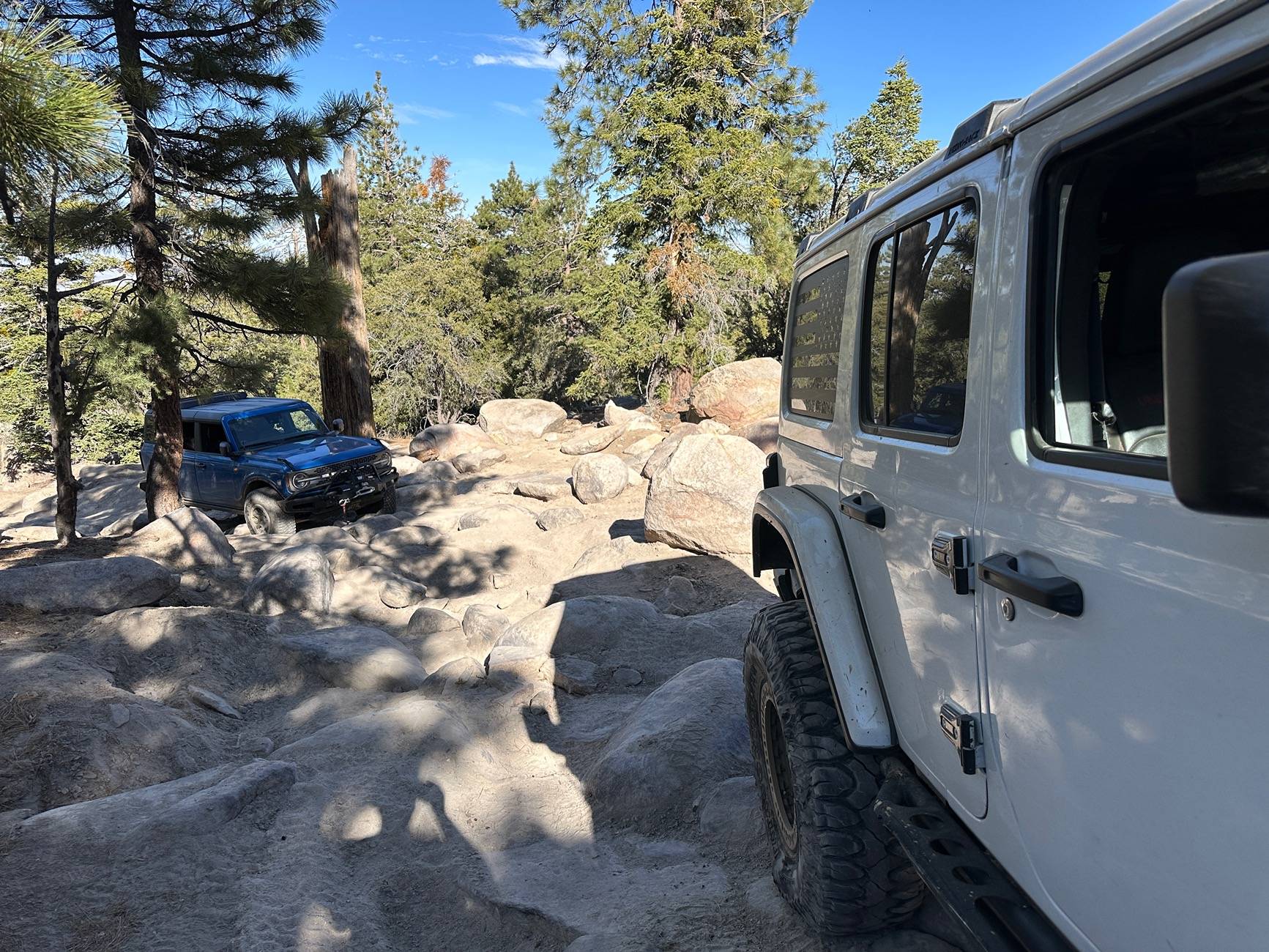 Ford Bronco Trip: Big Bear California ; John Bull + Holcomb Creek trails (Stock Badlands Sasquach) IMG_7043