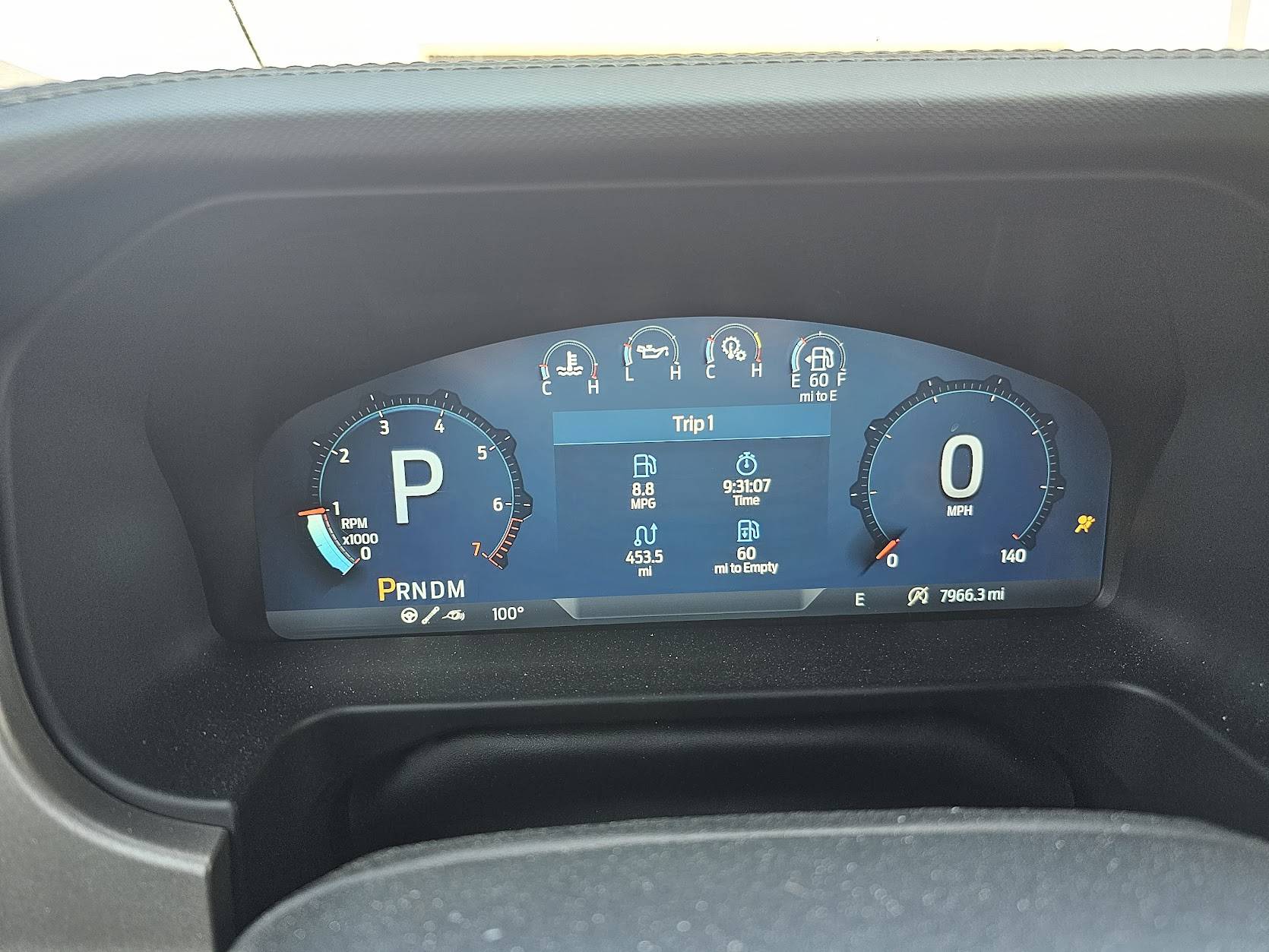 Ford Bronco First highway trip 11.9 mpg!!! MPG