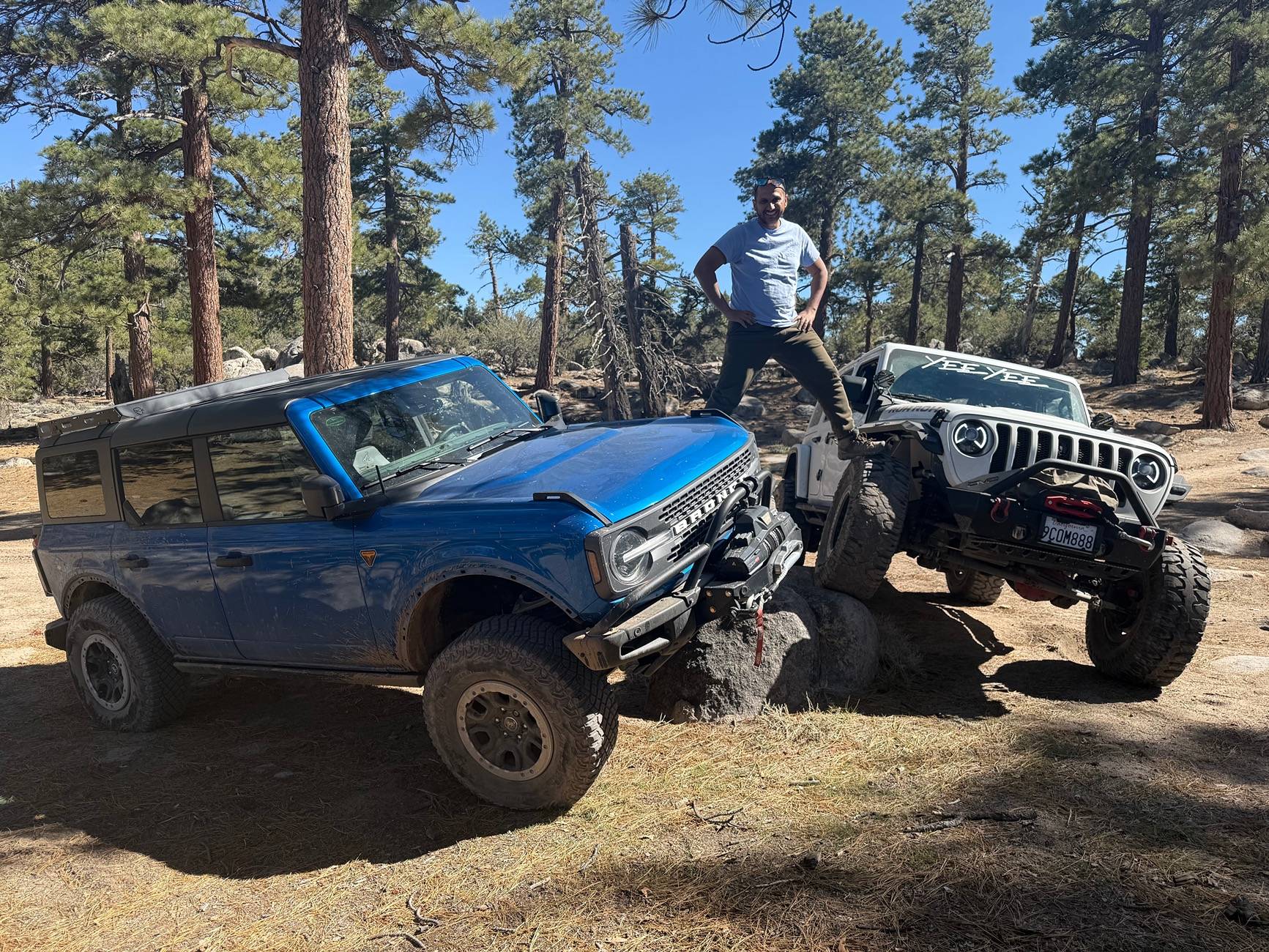 Ford Bronco Trip: Big Bear California ; John Bull + Holcomb Creek trails (Stock Badlands Sasquach) IMG_1685
