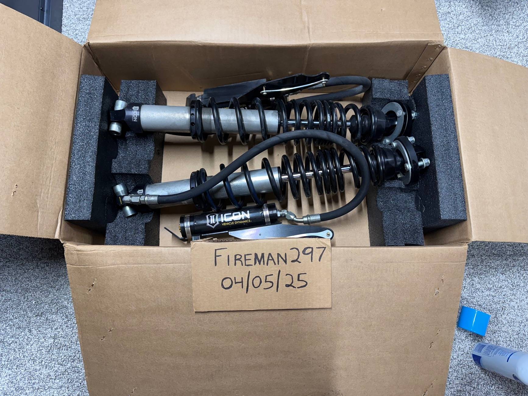 Ford Bronco Icon coilover suspension and billet upper control arms IMG_6098