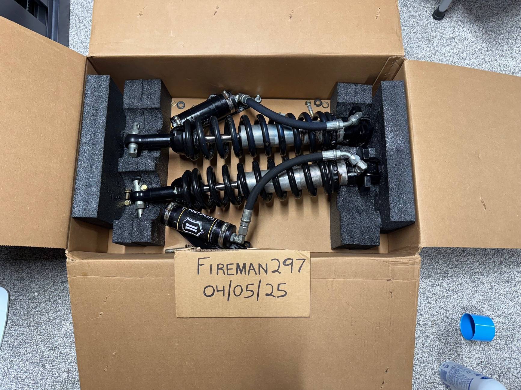 Ford Bronco Icon coilover suspension and billet upper control arms IMG_6100