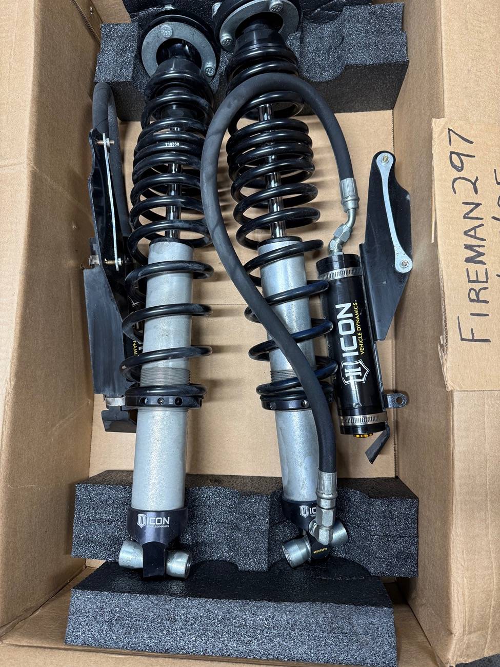 Ford Bronco Icon coilover suspension and billet upper control arms IMG_6099