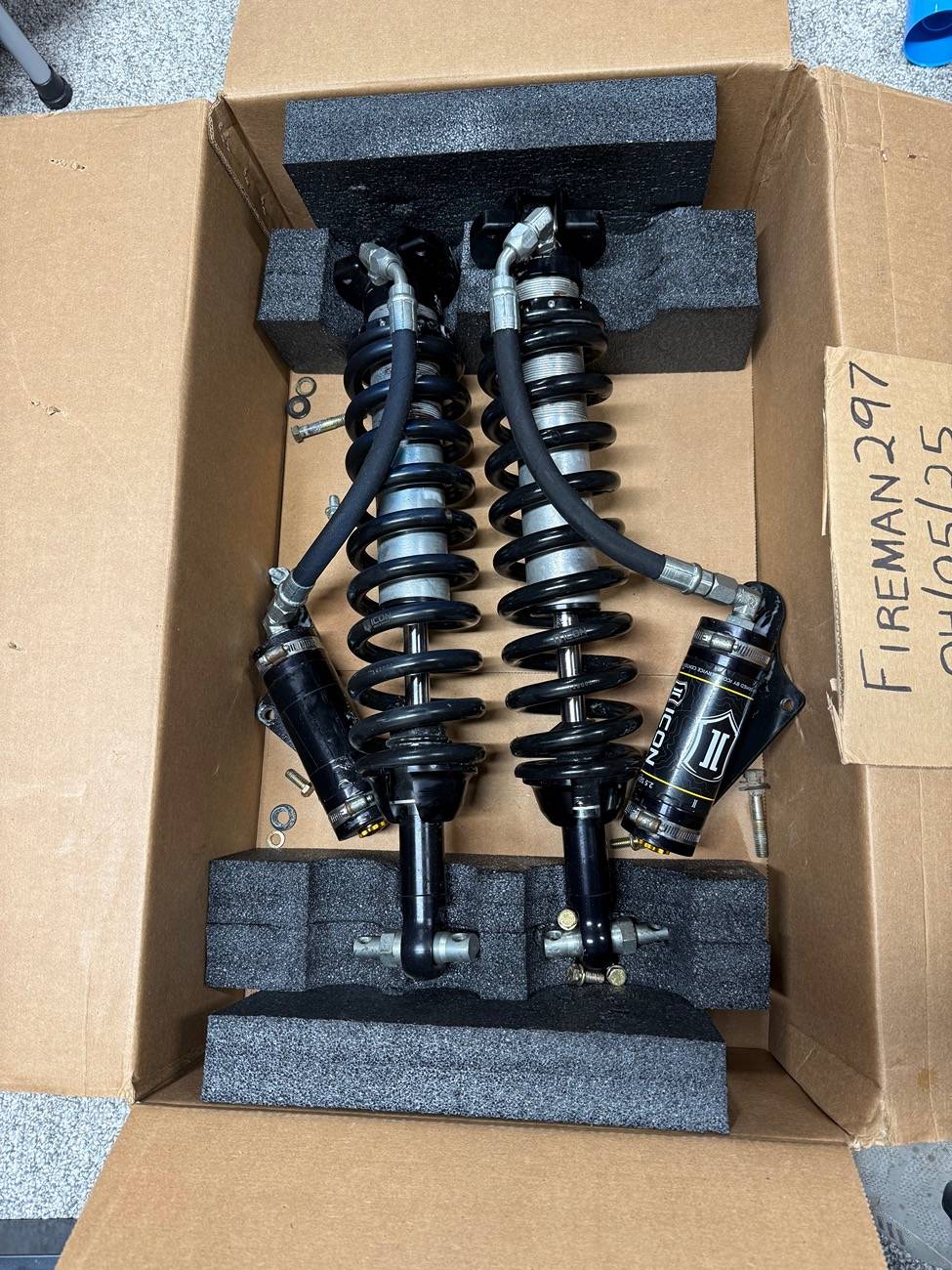 Ford Bronco Icon coilover suspension and billet upper control arms IMG_6101