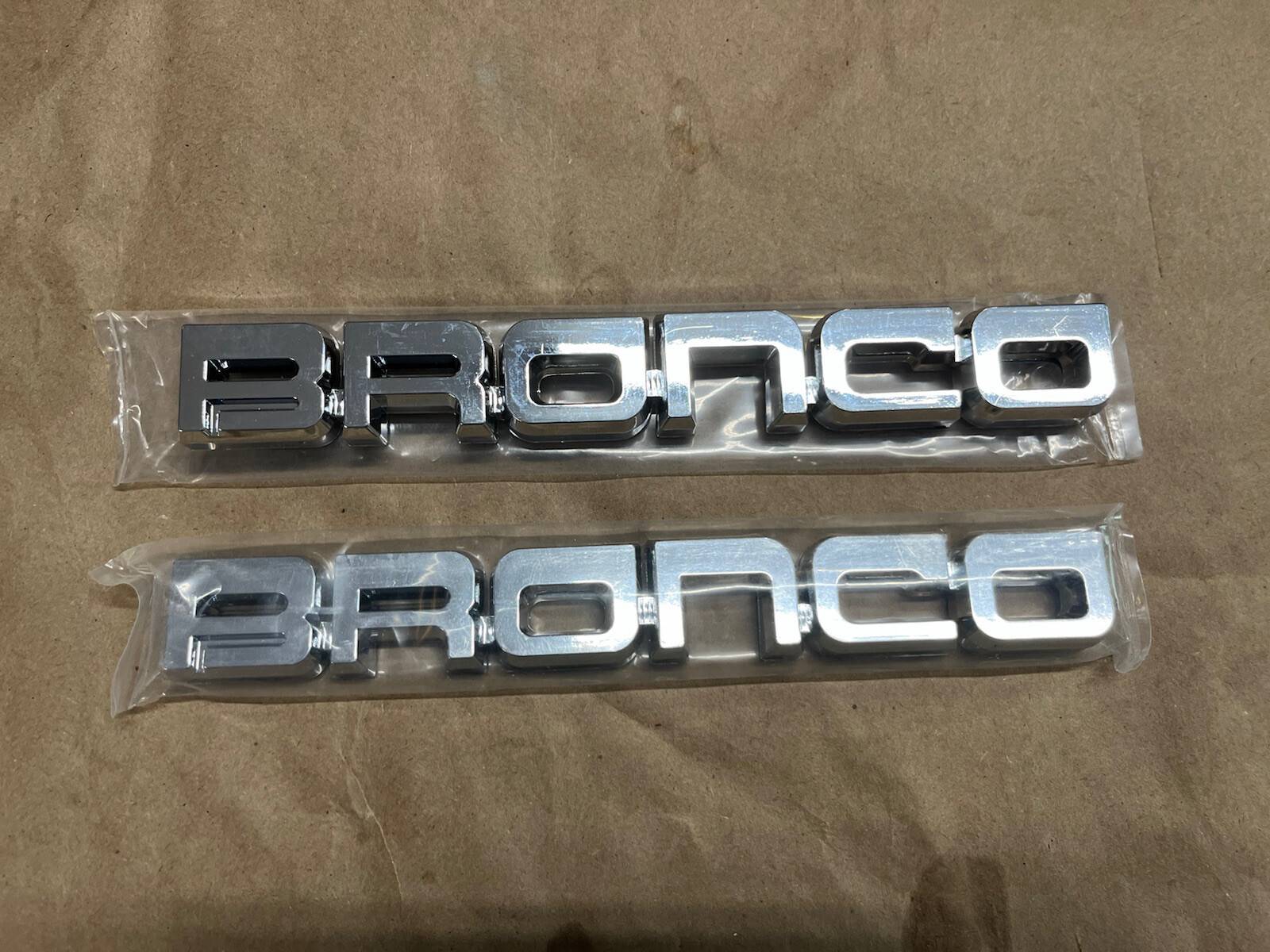 Ford Bronco Where to get Ford Licensed Bronco Cursive Script Metal Emblem Kit s-l1600