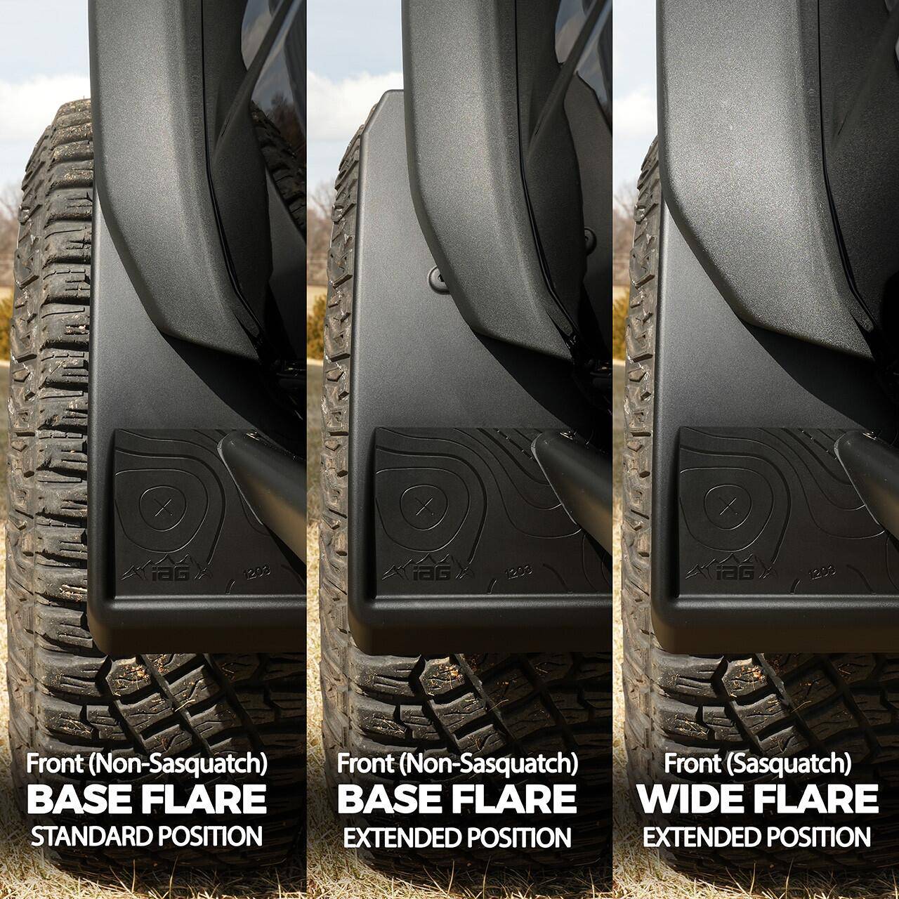 Ford Bronco Trail Shield Adjustable Width Mud Flaps Now Available (IAG Performance) 1746624953547-8s