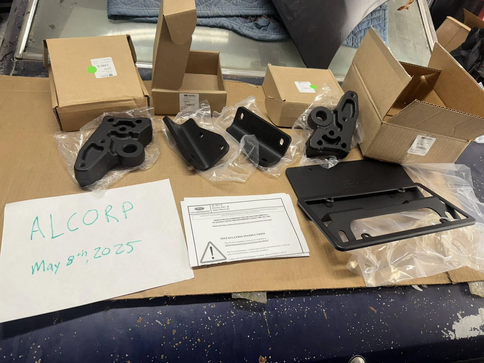 Ford Bronco Ford Performance Winch Mount Kit  - So-Cal IE kit2