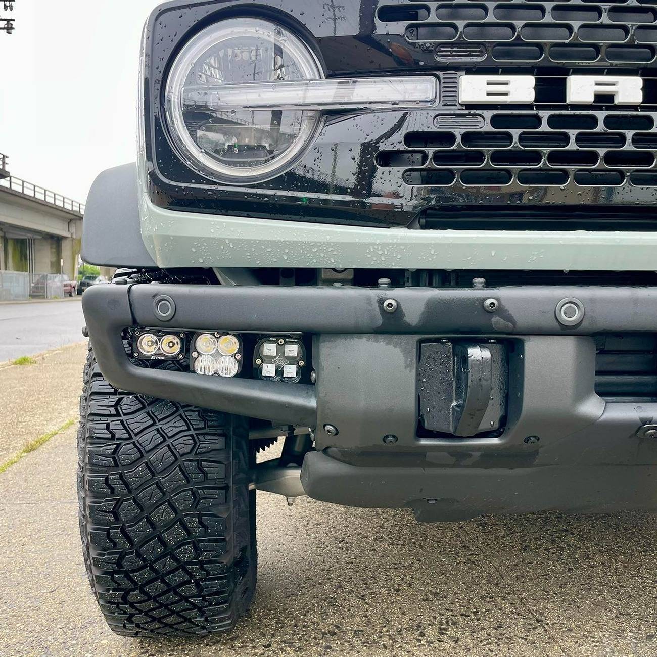Ford Bronco Installation: Baja Designs Triple Fog Kit Fogs2