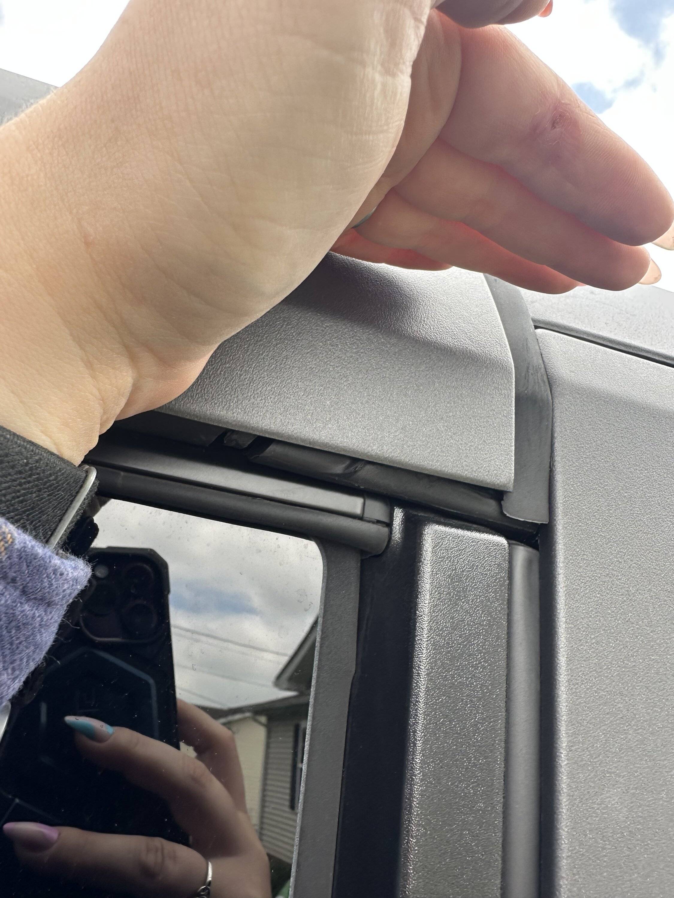 Ford Bronco Seals above b pillar/wind noise IMG_4314