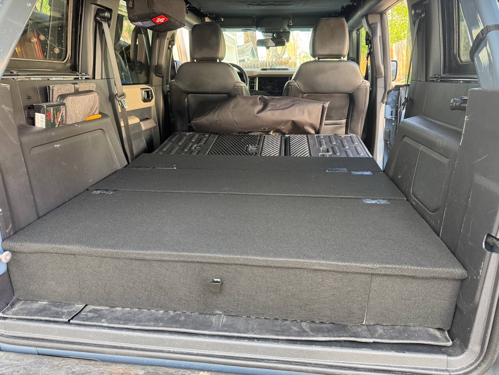 Ford Bronco Cargo Area Bed Platform with Storage (for my 4-Door Bronco)! IMG_7068
